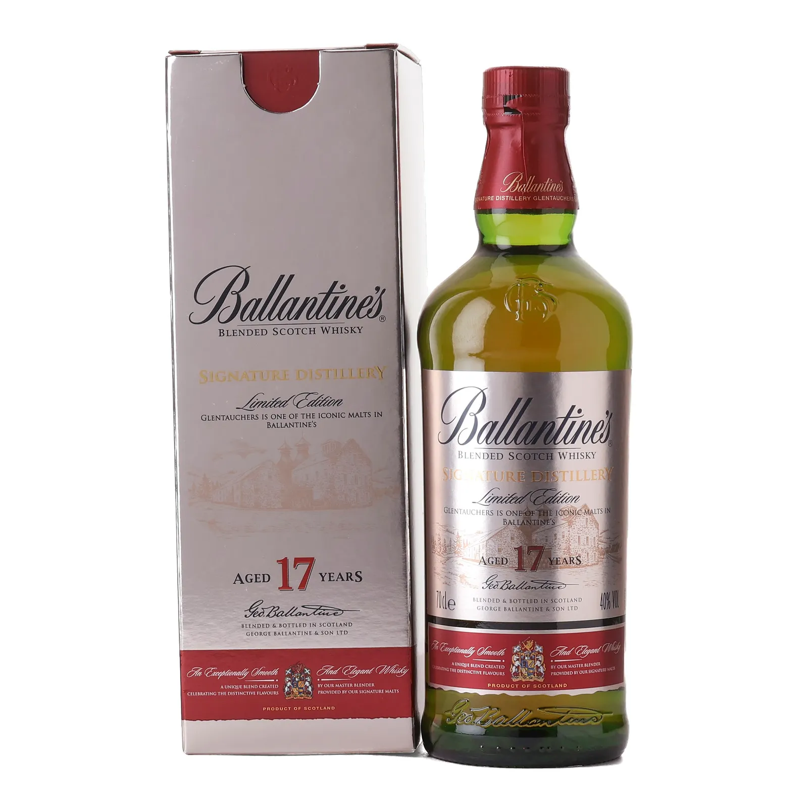 Ballantine's Signature Distillery Glentauchers Limited Edition 17 Year Old, Oak Cask, 2014, 40% whisky bottle