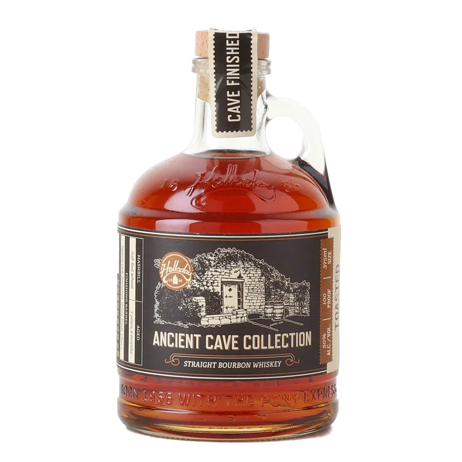 Ben Holladay Ancient Cave Collection Soft Red Wheat Toasted 7 Year Old, Toasted Cask, 50% whisky bottle