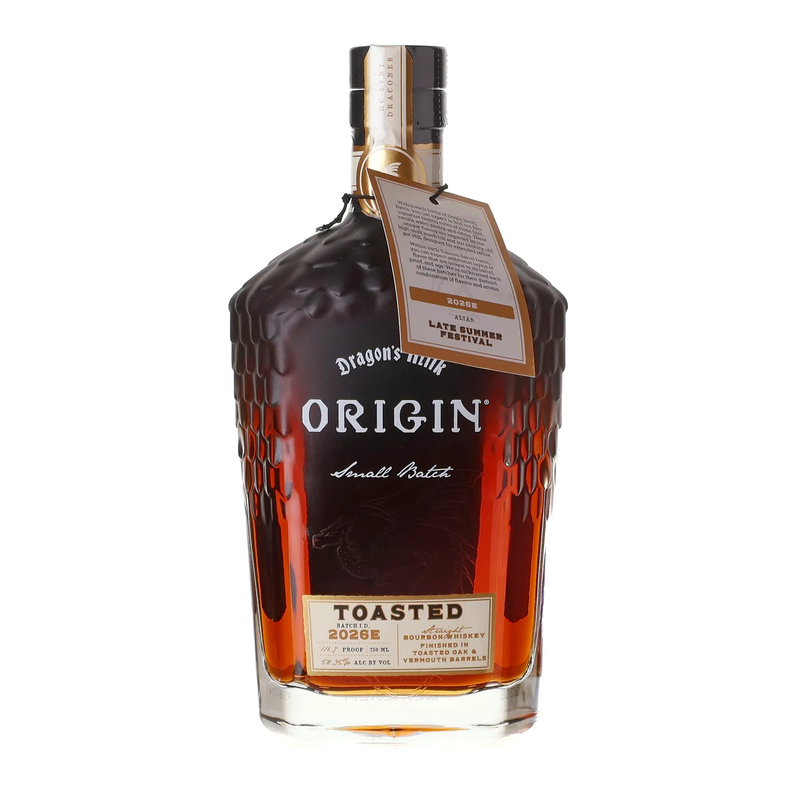 Dragon's Milk Origin Toasted Barrel 2026E, United States, 58.35% whisky bottle