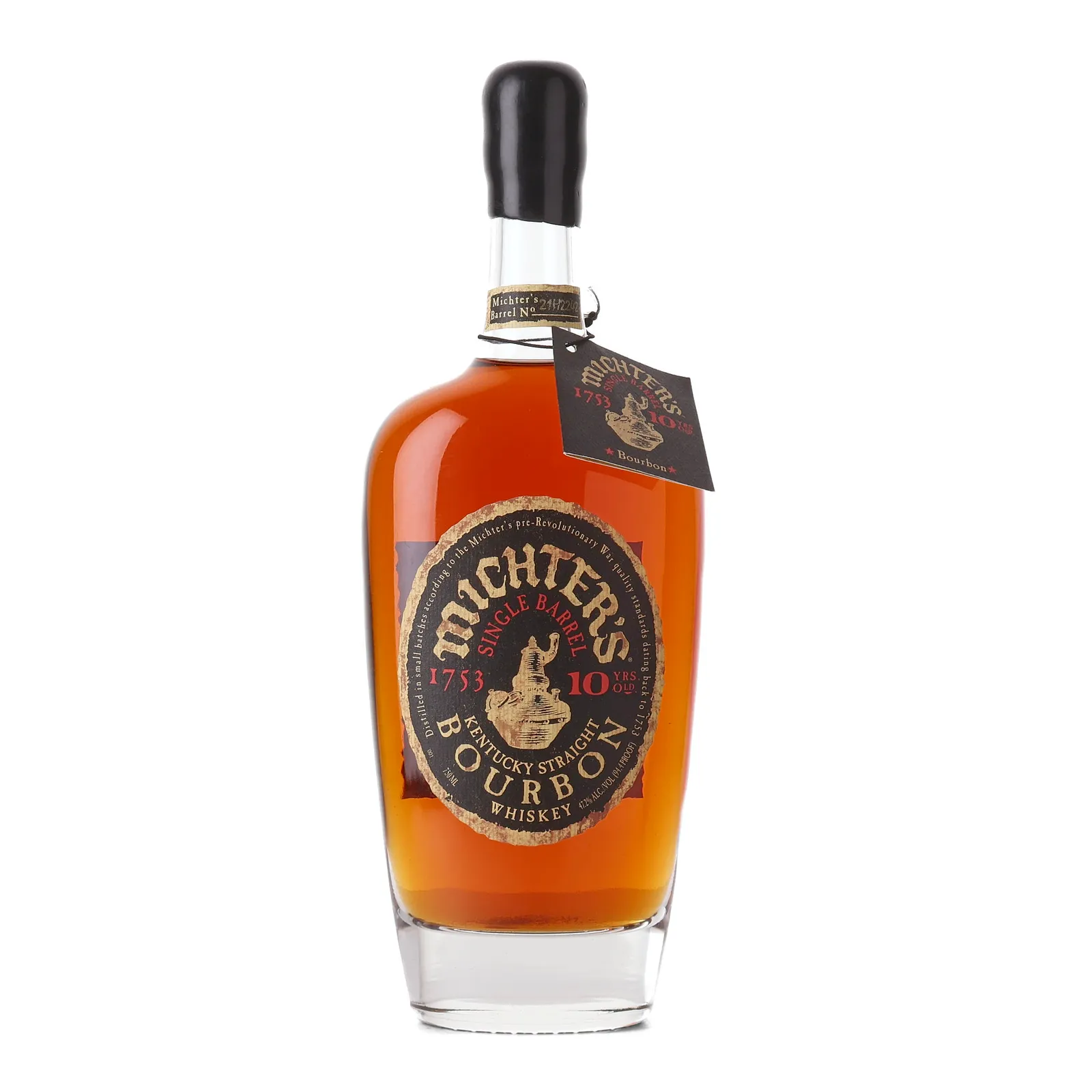 Michter's 10 Year Old, New Charred American Oak Cask, 2021, 47.2% whisky bottle