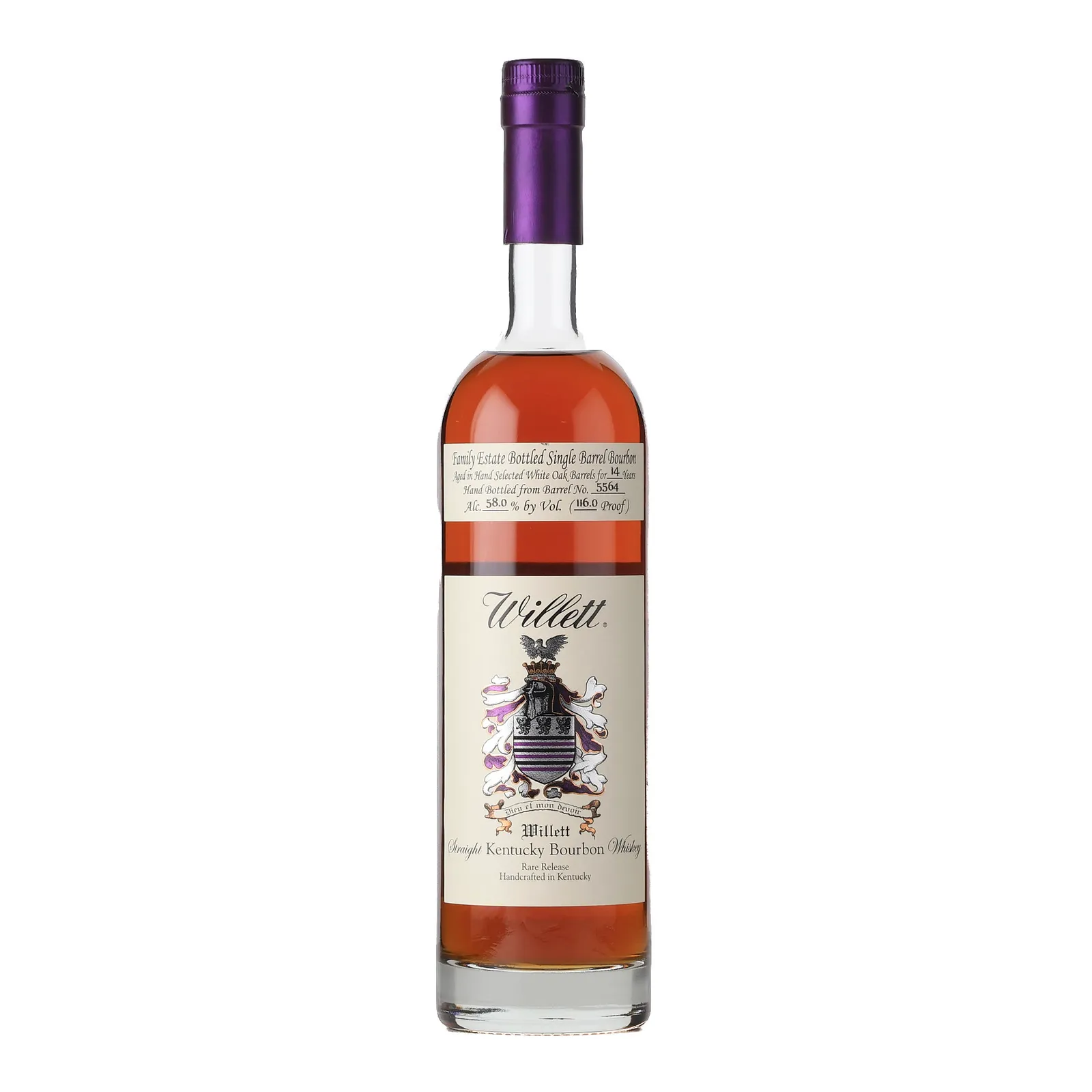 Willett Family Estate 'Doughboy Swift' 14 Year Old, Oak Cask, Cask #5564, 58% whisky bottle