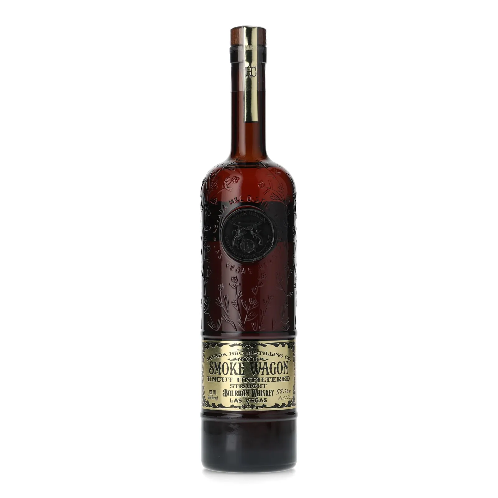 Smoke Wagon Uncut & Unfiltered Batch No. 164b, 2022, 58.2% whisky bottle