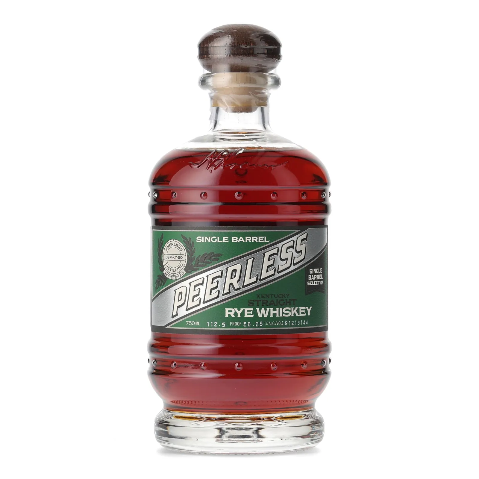 Peerless Single Barrel Selection 'Whiskey-Soaked Raisin Bread', Cask #191213144, 56.25% whisky bottle