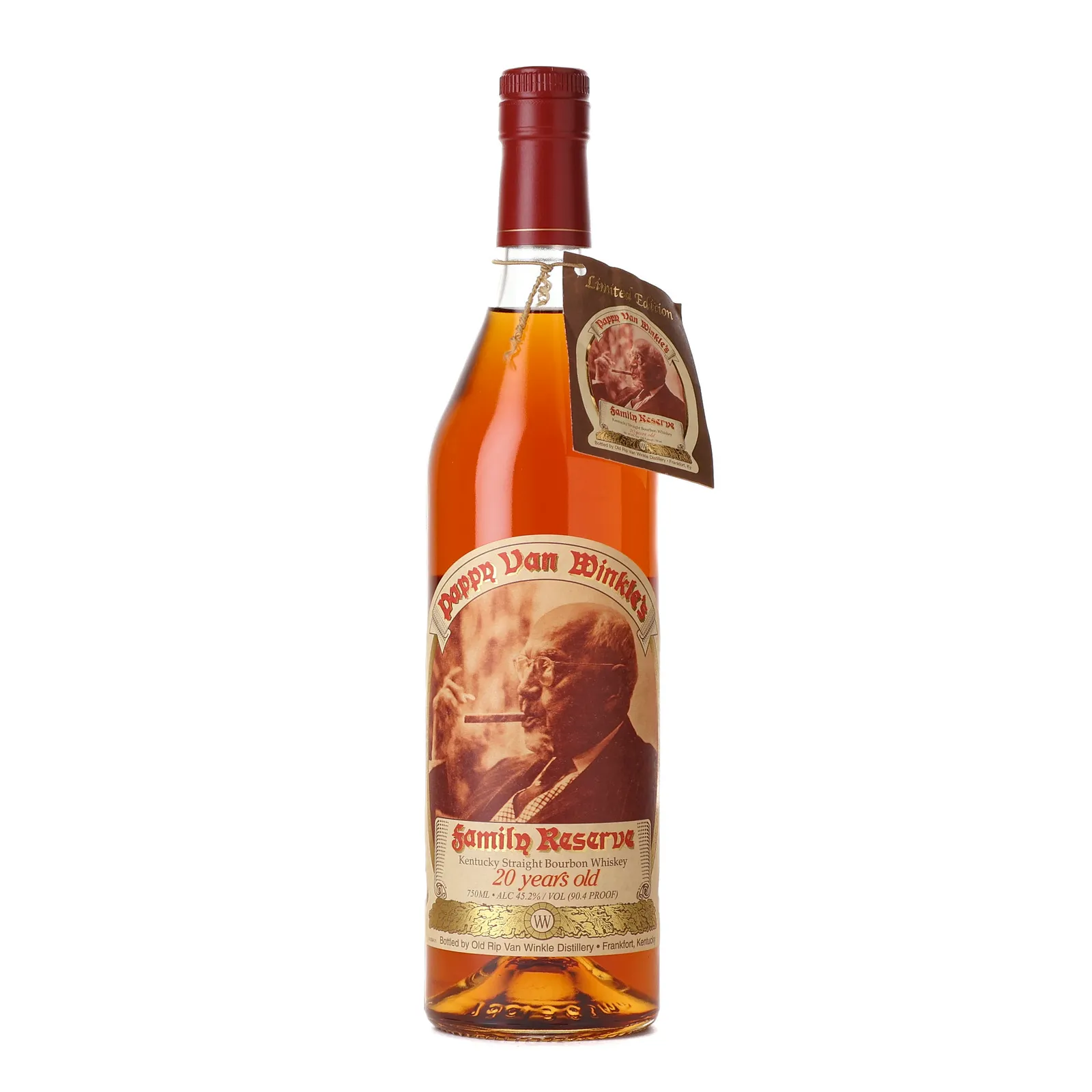 Pappy Van Winkle Family Reserve 20 Year Old, New Charred American Oak Cask, 2020, 45.2% whisky bottle