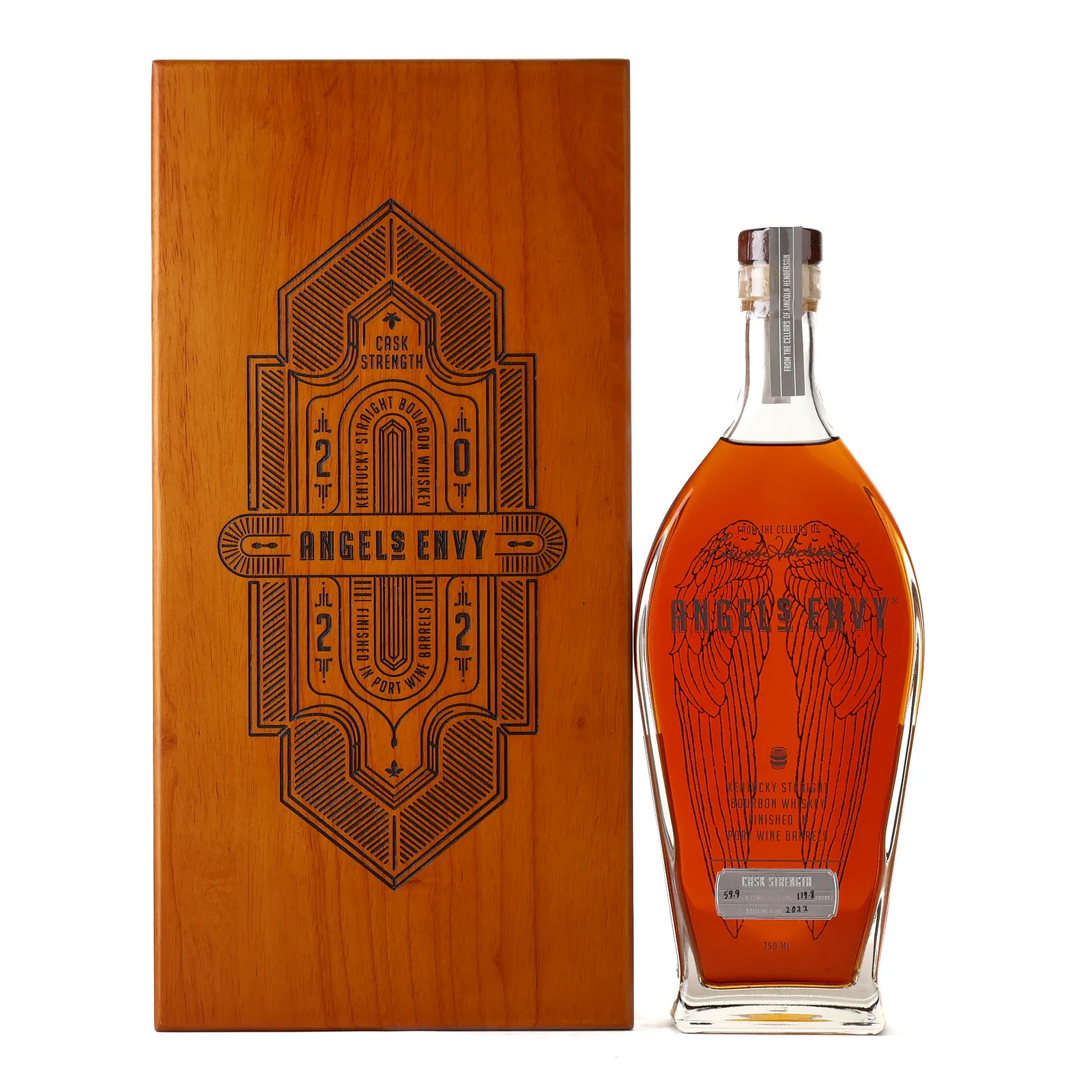 Angel's Envy Cask Strength Bourbon, Port Cask, Batch No. C11, 2022, 59.9% whisky bottle