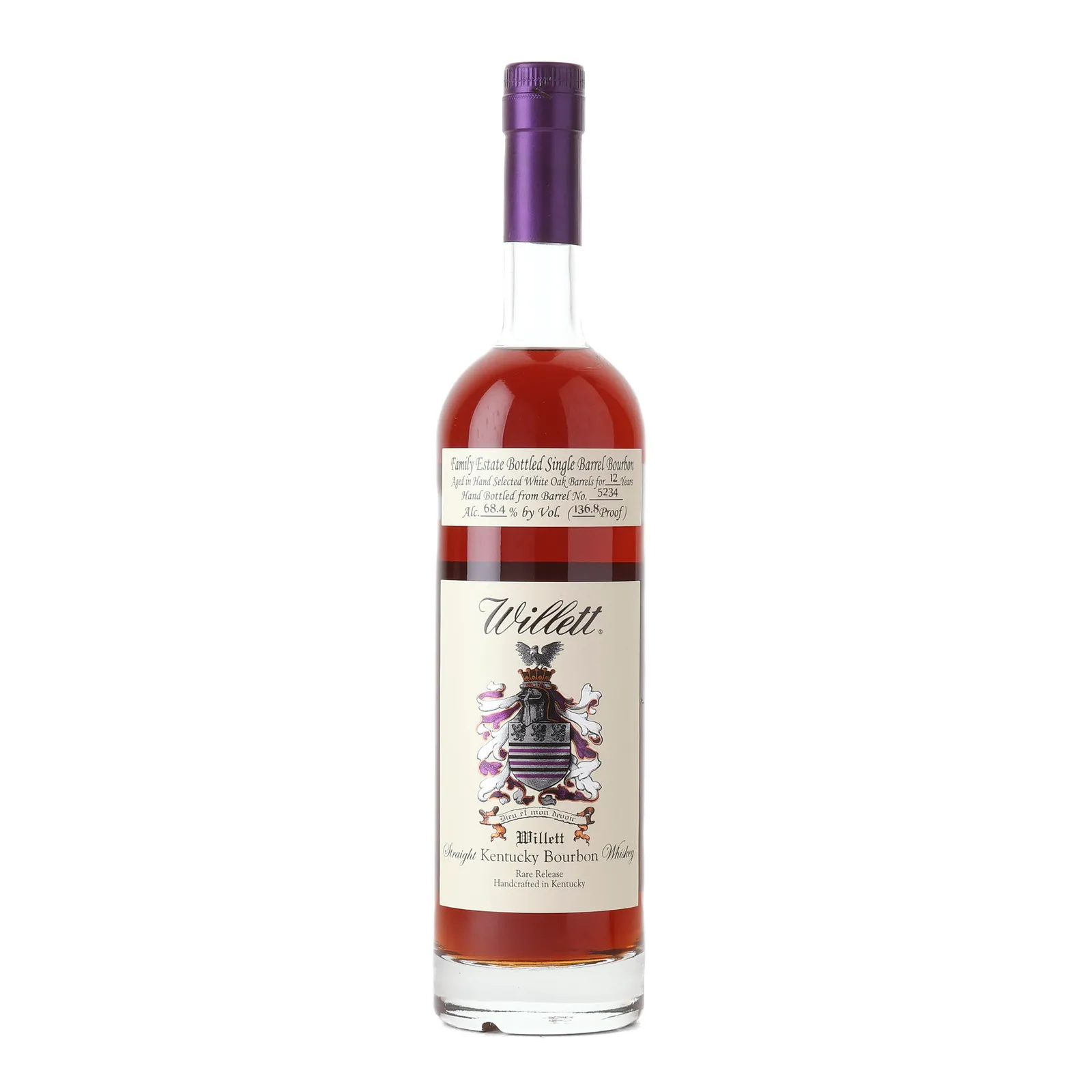 Willett Family Estate 'The Estate Tour' 12 Year Old, Cask #5234, 2026, 68.4% whisky bottle