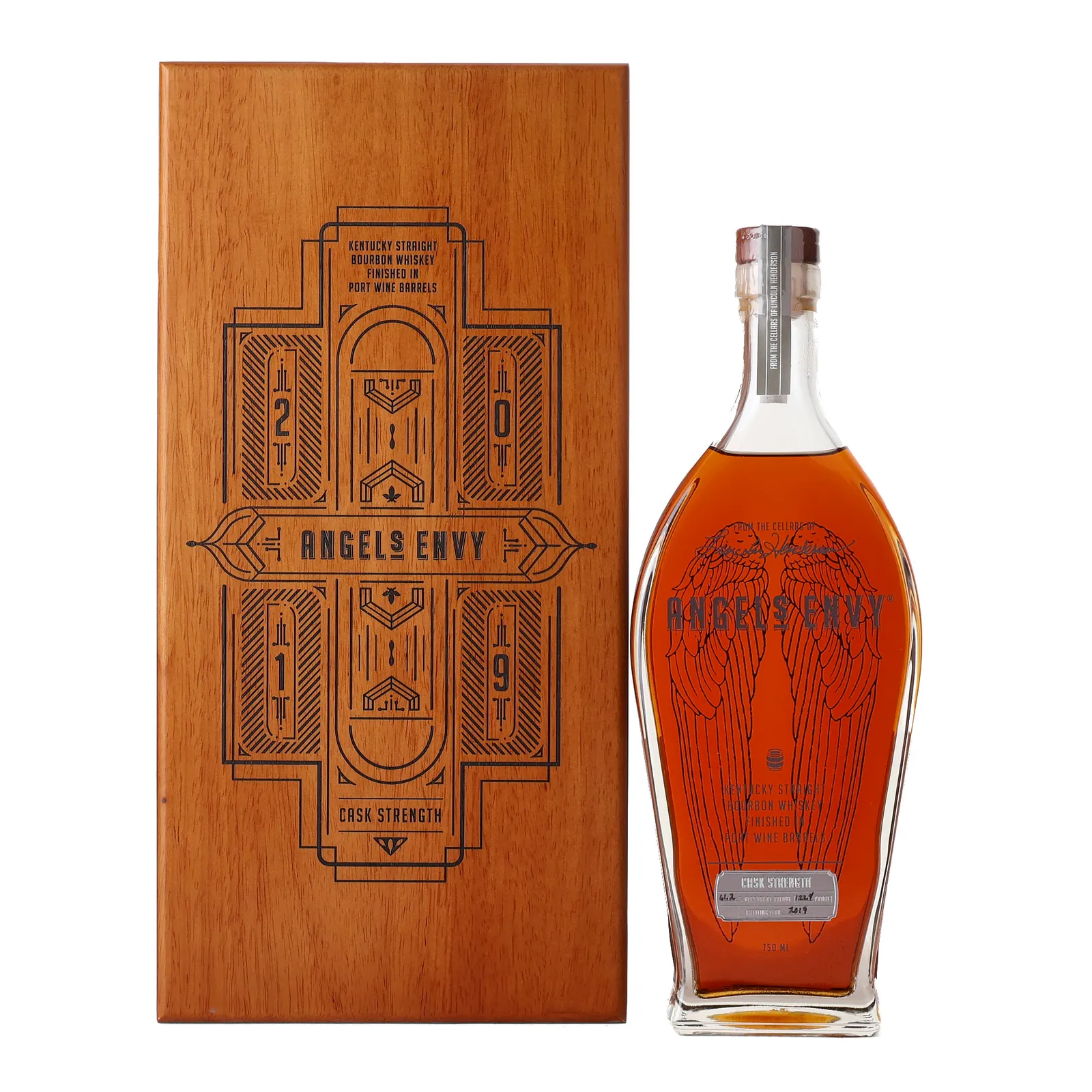 Angel's Envy Cask Strength, Port Cask, 2019, 61.2% whisky bottle