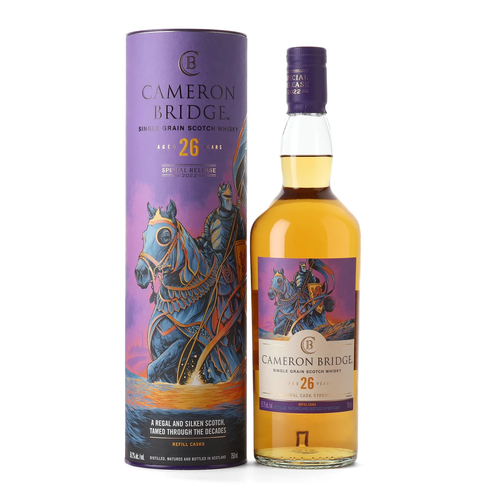 Cameron Bridge Special Release 26 Year Old, Refill American Oak Cask, 2022, 56.2%, 75cl whisky bottle