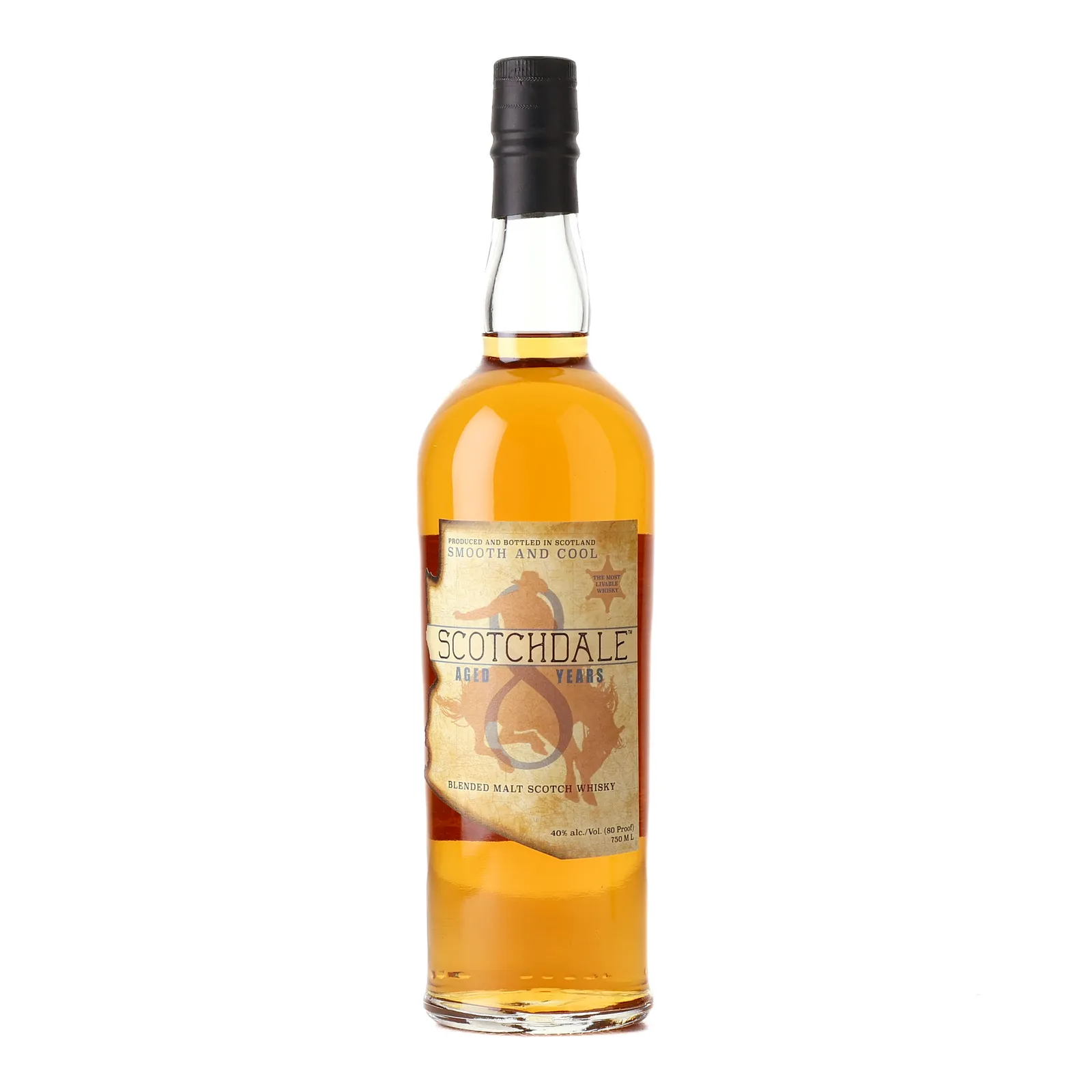 Scotchdale 8 Year Old, Bourbon Cask, 40% whisky bottle