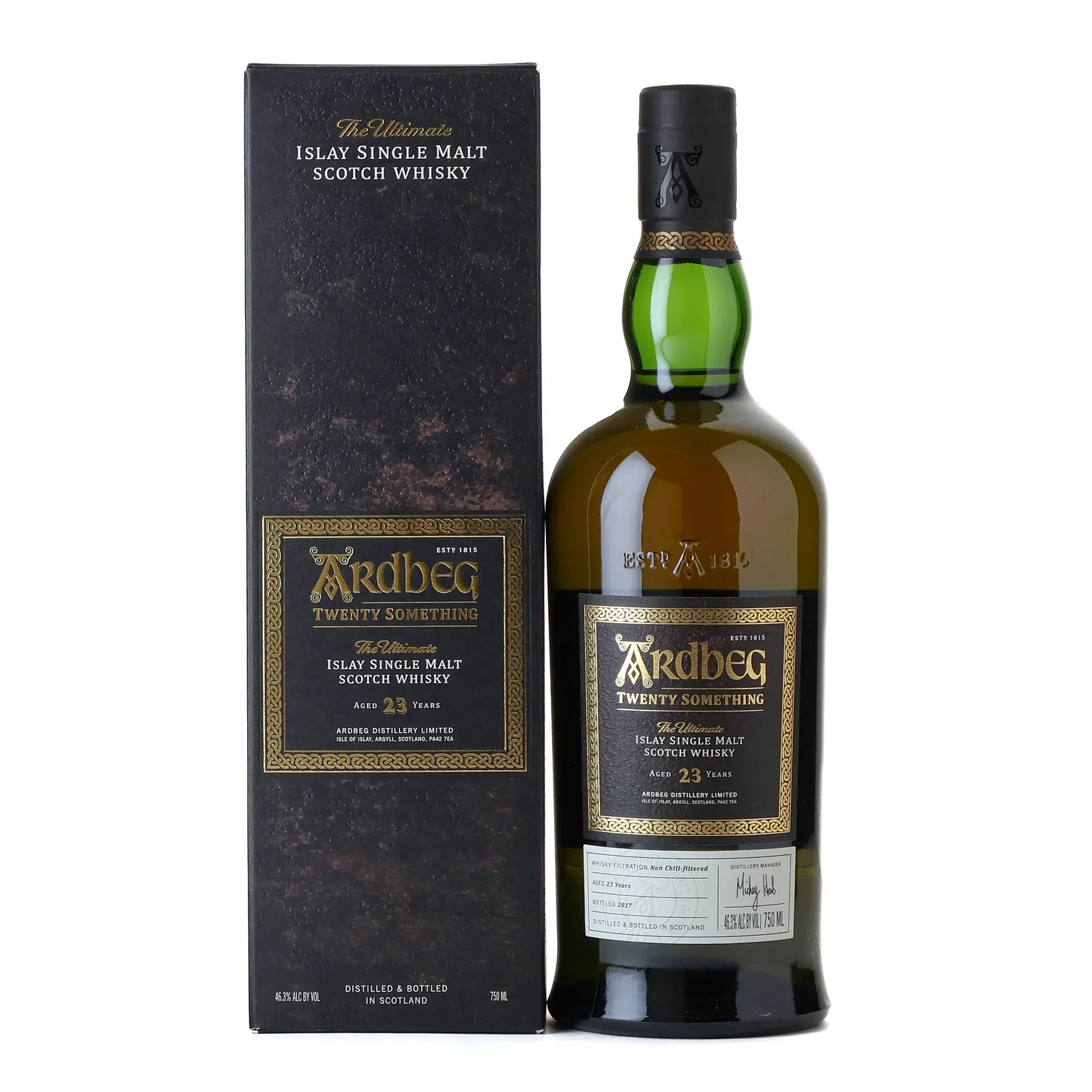 Ardbeg Twenty Something 23 Year Old, 2017, 46.3% whisky bottle