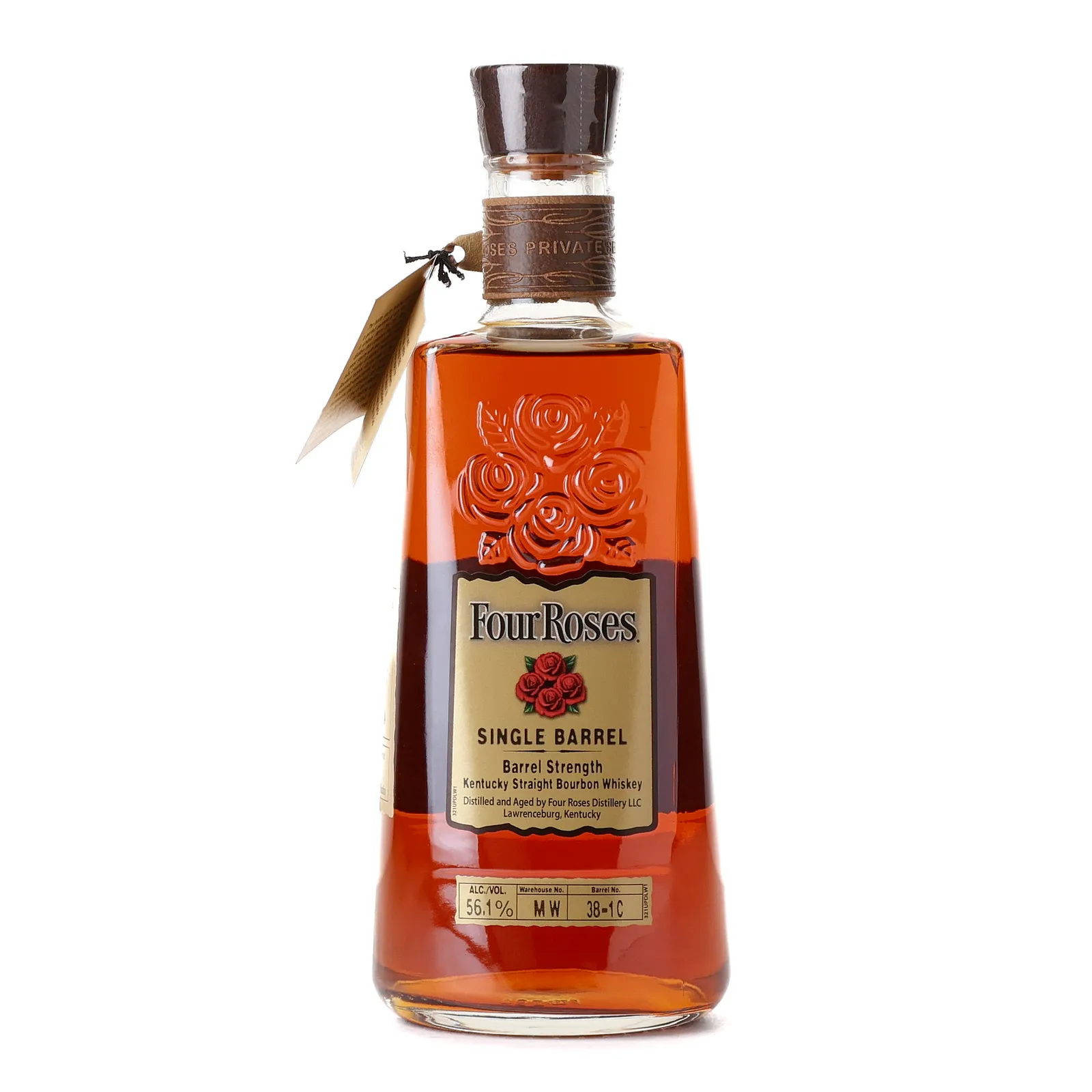Four Roses Barrel Strength OESK 10 Year Old, New Charred Oak Cask, Cask #38-1C, April 2024, 56.1% whisky bottle