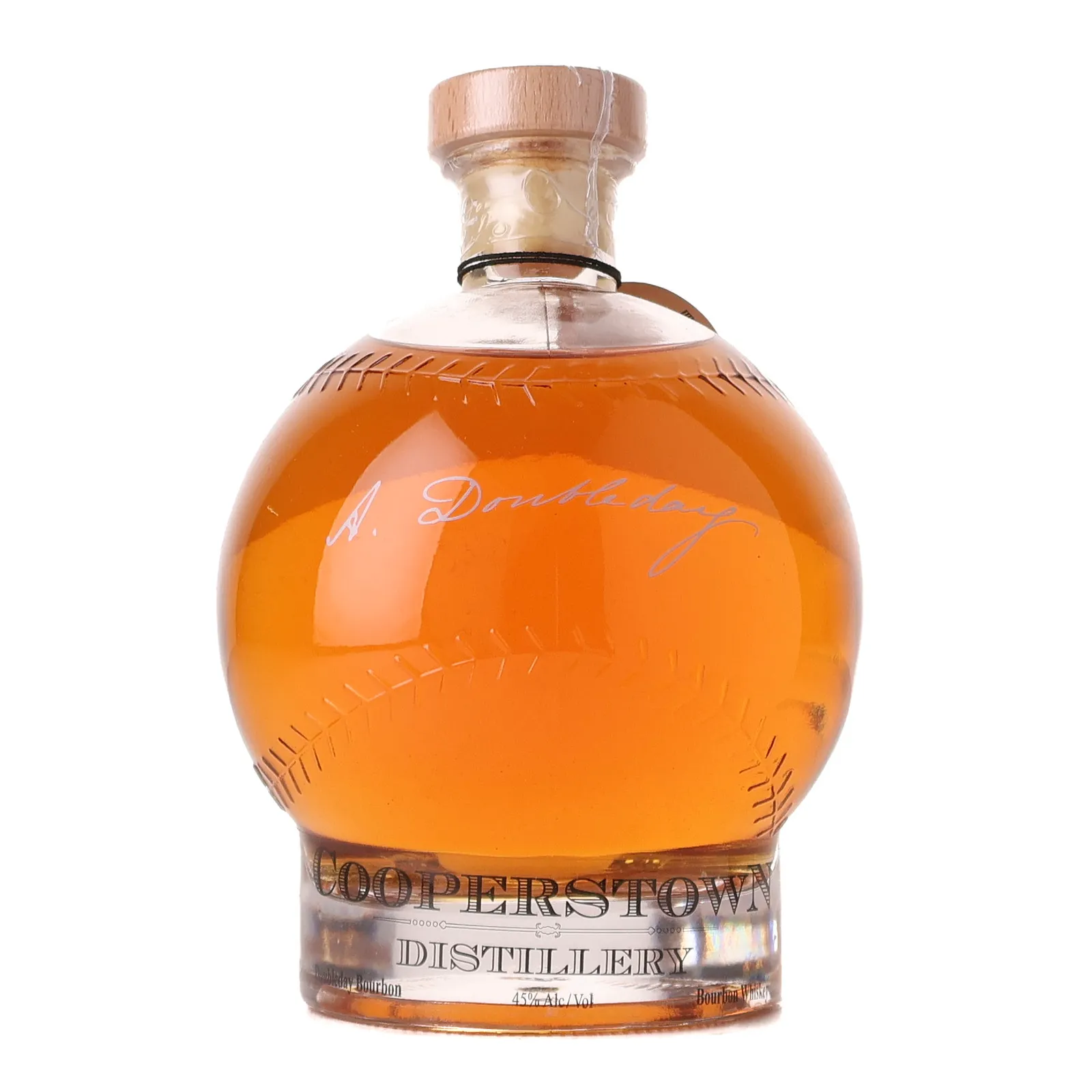 Cooperstown A. Doubleday Bourbon, 45% whisky bottle