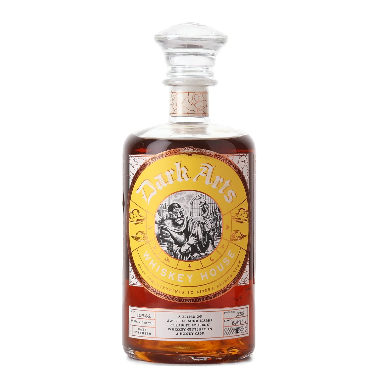 Dark Arts Cosmic Apiary Sweet N' Sour Mash Honey Cask, Cask #BWTH-5, Dark Arts Whiskey House, 54.8% whisky bottle