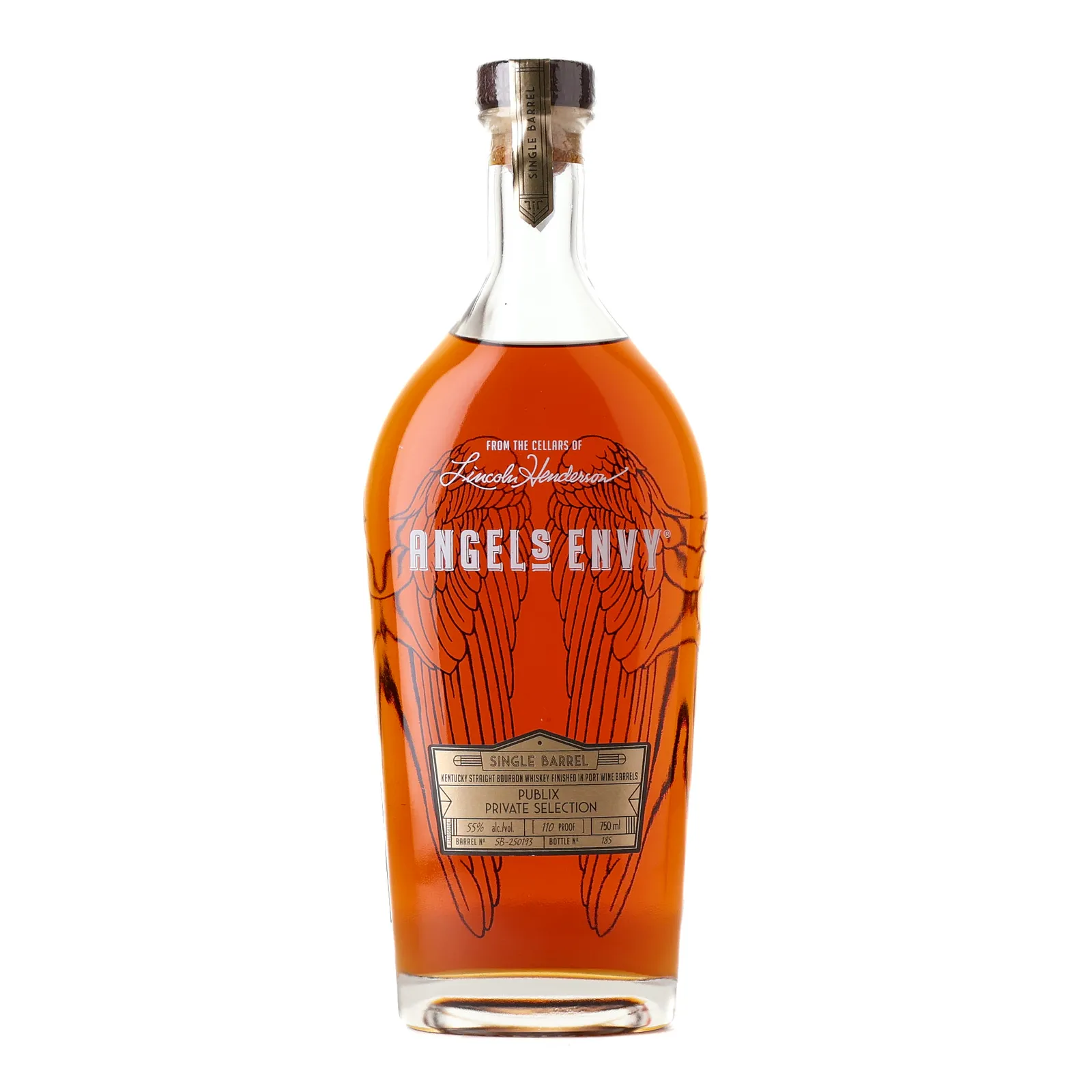 Angel's Envy Publix Private Selection, Port Cask, Cask #SB-250193, 55% whisky bottle