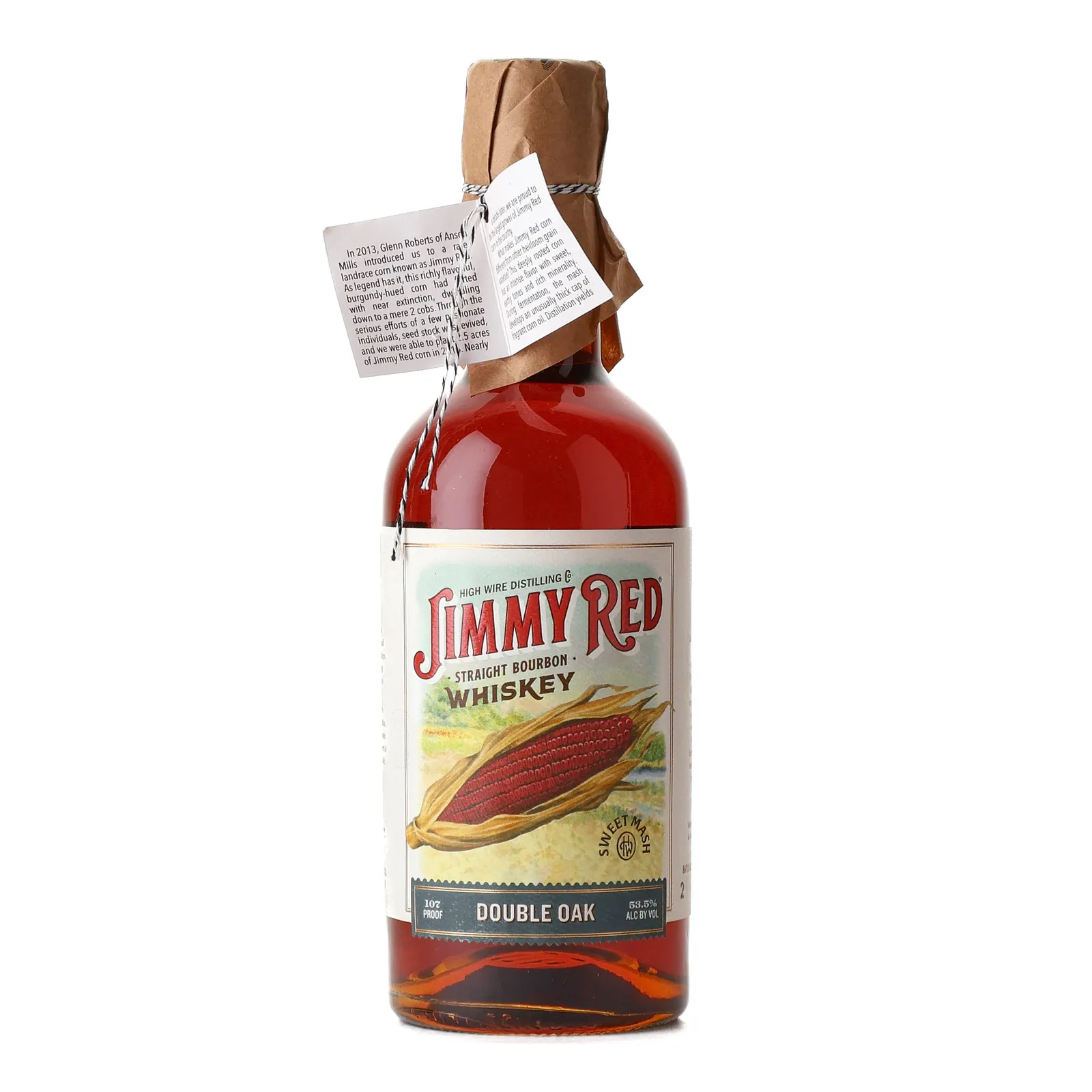 High Wire Jimmy Red Double Oak Bourbon, Oak Cask, 53.5% whisky bottle
