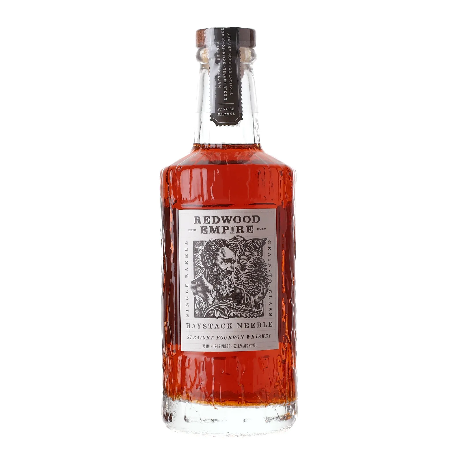 Redwood Empire Haystack Needle Topflight Series 8 Year Old, New American Oak Cask, Cask #821, 62.1% whisky bottle