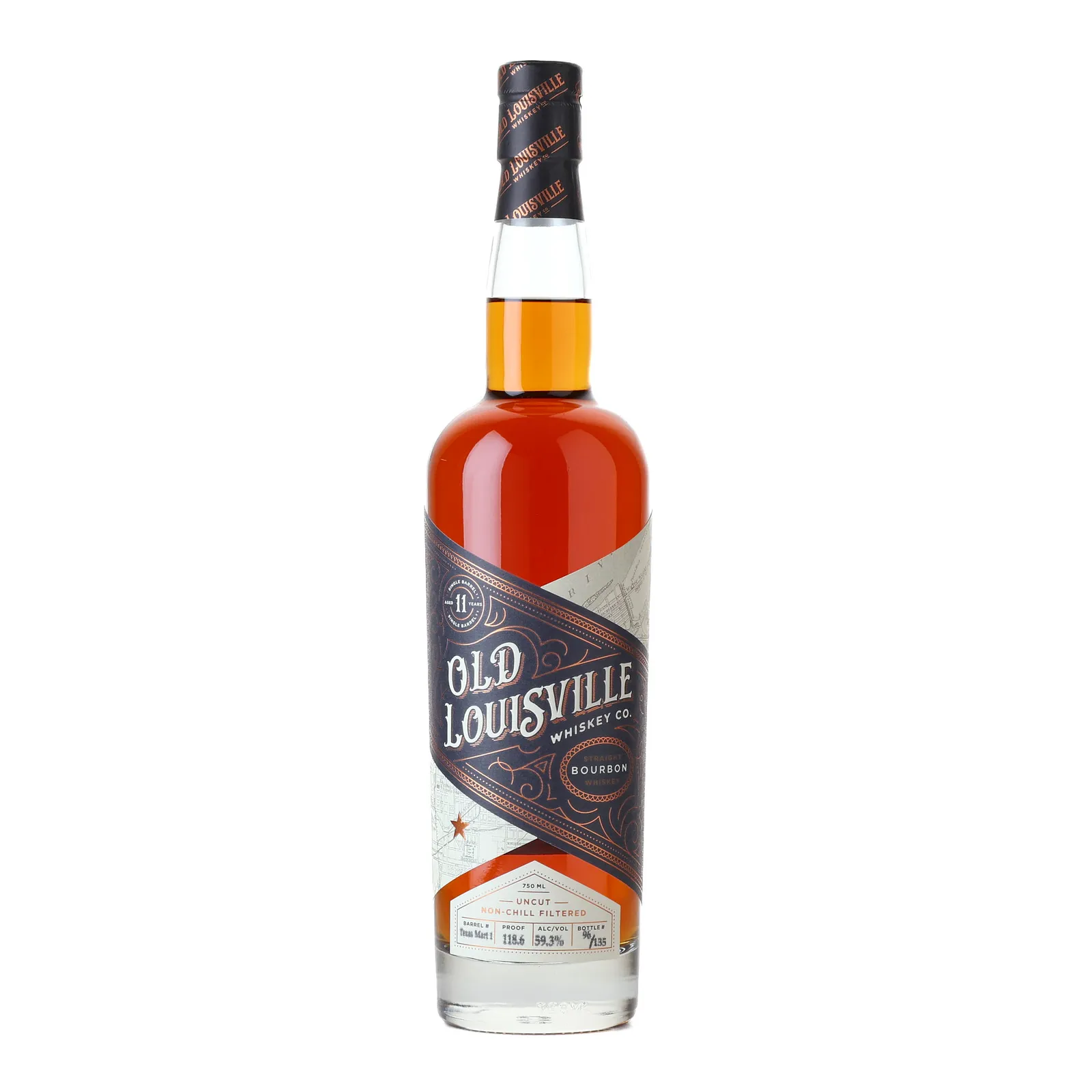 Old Louisville Texas Mart 1 Private Barrel Selection 11 Year Old, 59.3% whisky bottle