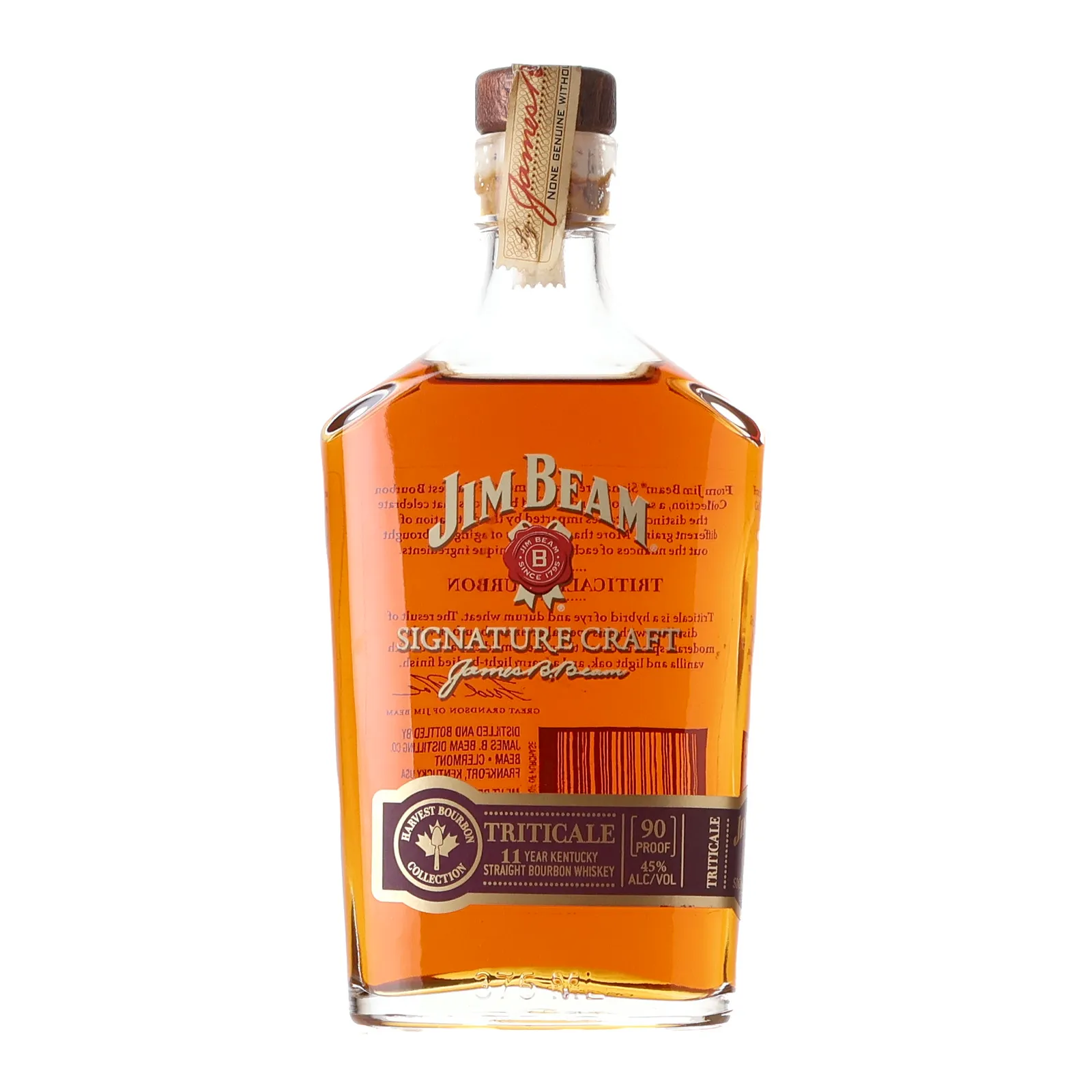 Jim Beam Signature Craft Six Row Barley 11 Year Old, 45% whisky bottle