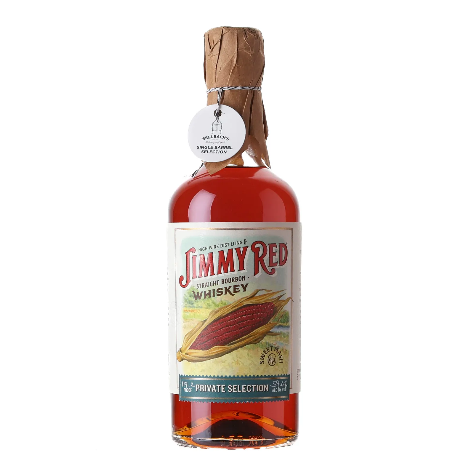 High Wire Jimmy Red Straight Bourbon Private Selection 6 Year Old, Cask #574, 2025, 59.6% whisky bottle