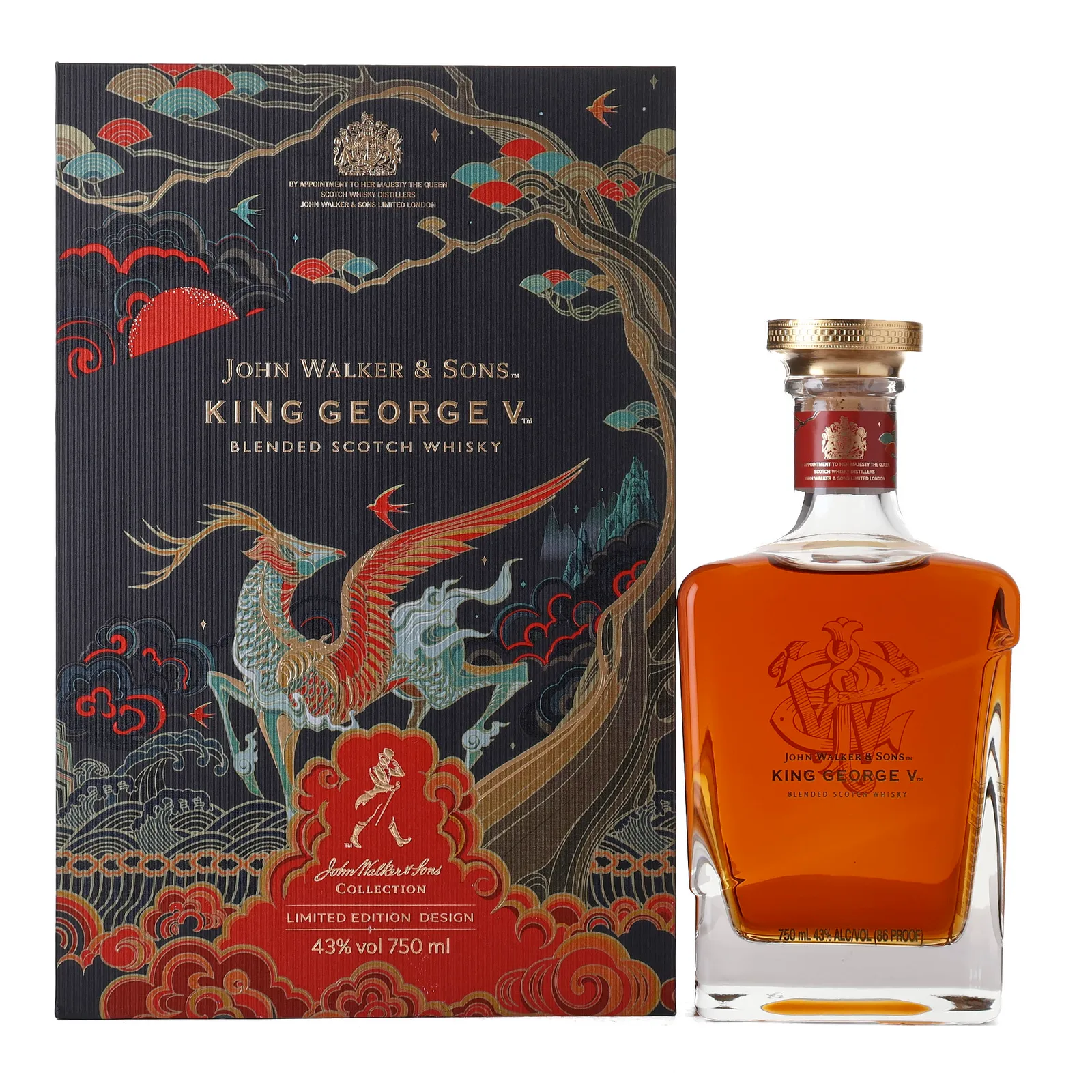 John Walker & Sons King George V: Shan Jiang Edition Blended Scotch, 43% whisky bottle