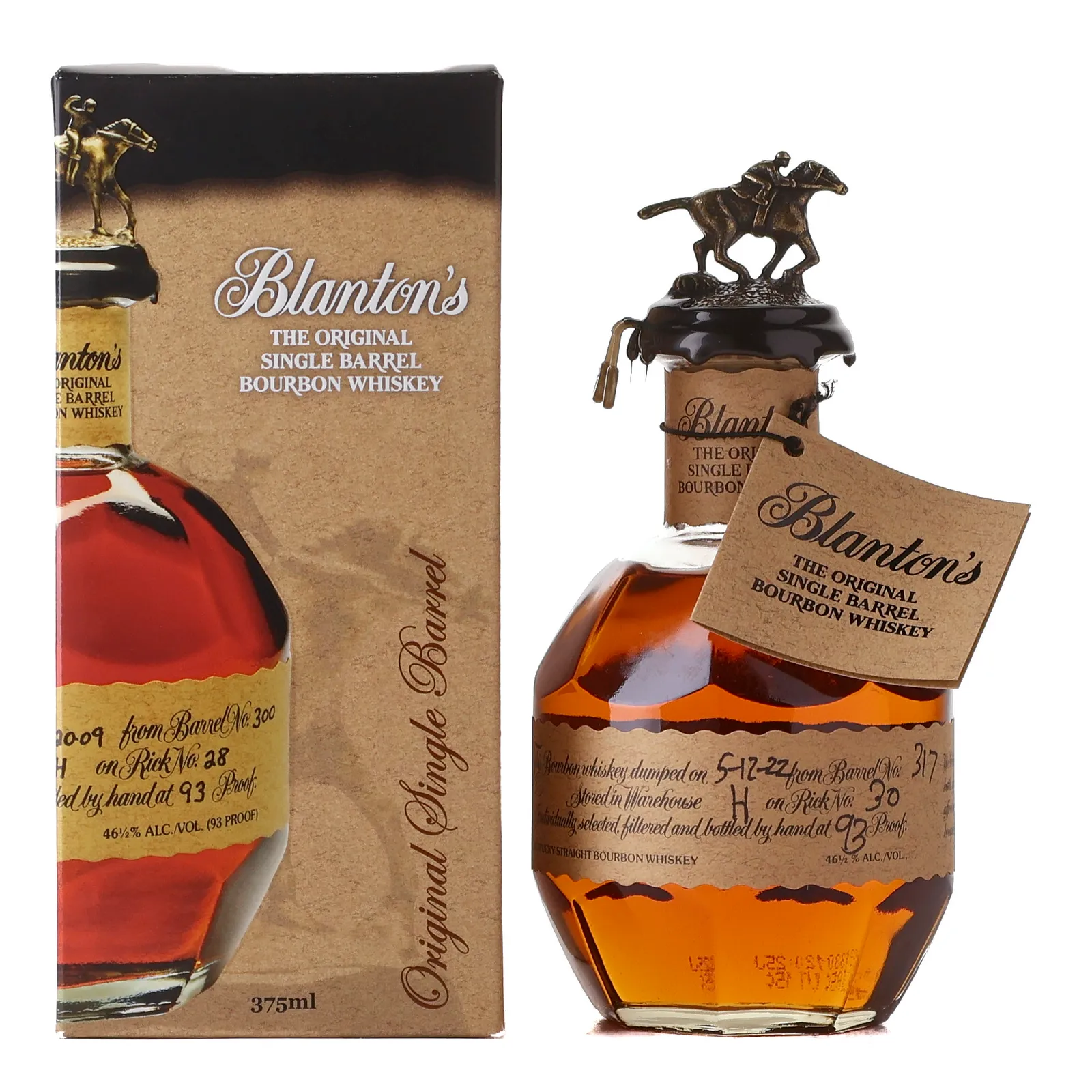 Blanton's Single Barrel Bourbon, Cask #98, 46.5% whisky bottle