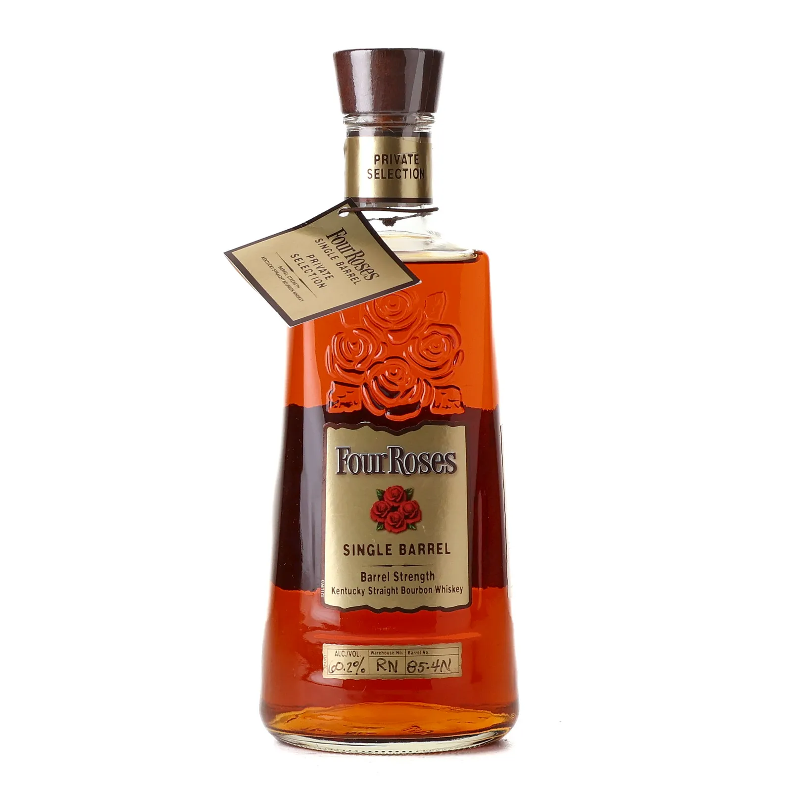Four Roses OESQ 10 Year Old, Cask #85-4N, 60.2% whisky bottle