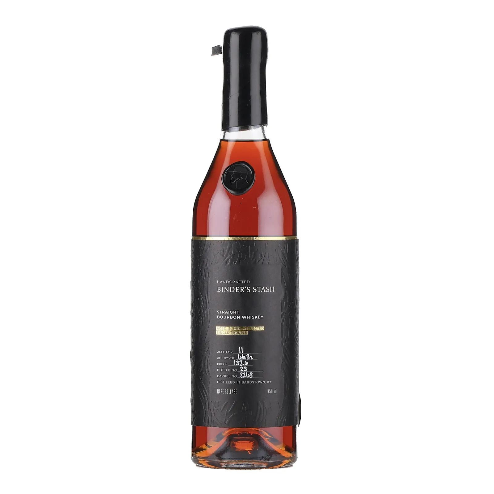 Willett Binder's Stash 'Patience Pays Hoff' 11 Year Old, Oak Cask, Cask #8263, Stoddard Spirits, 66.3% whisky bottle