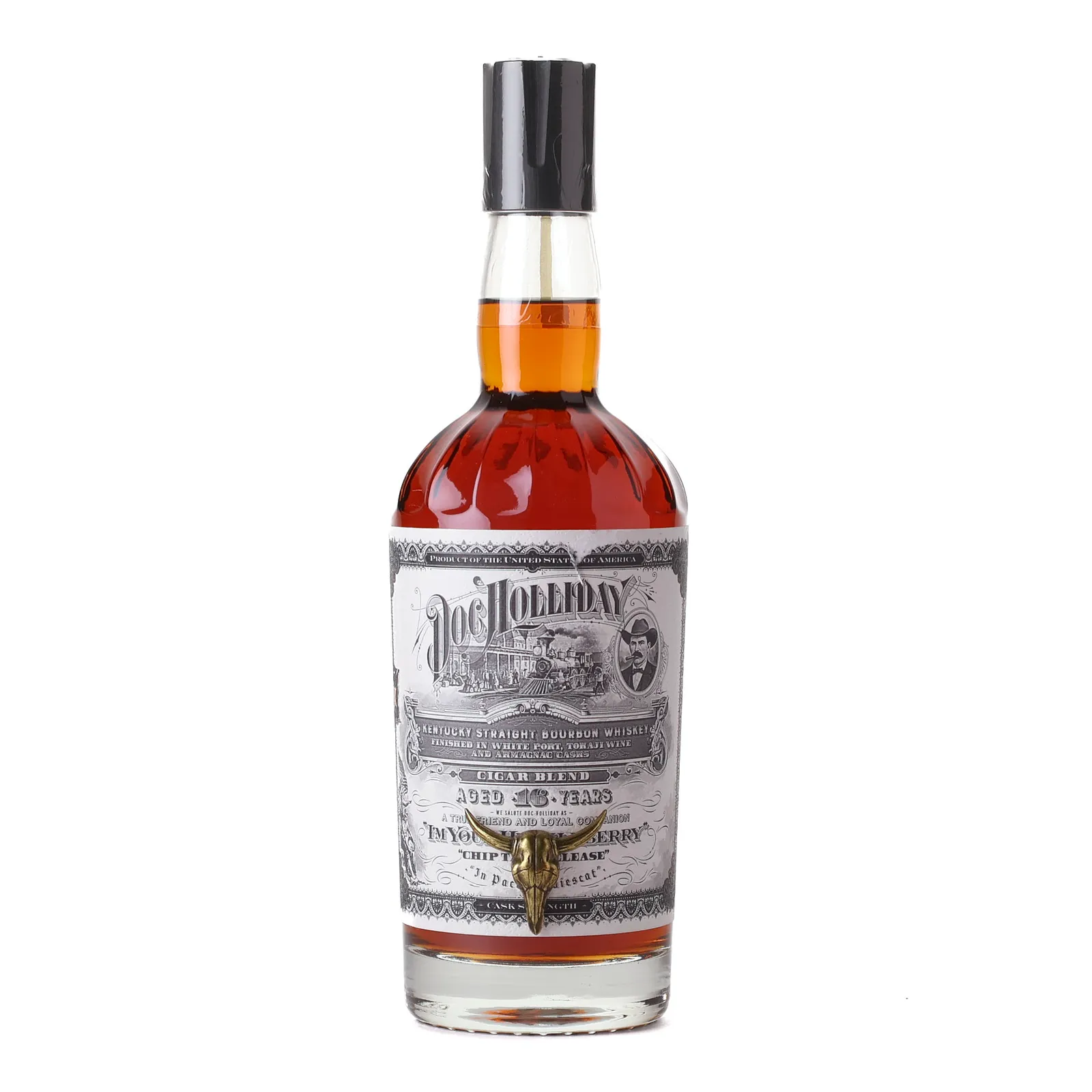 Doc Holliday Cigar Blend 16 Year Old, White Port, Armagnac & Tokaji Cask, Cask #641, 62.1% whisky bottle