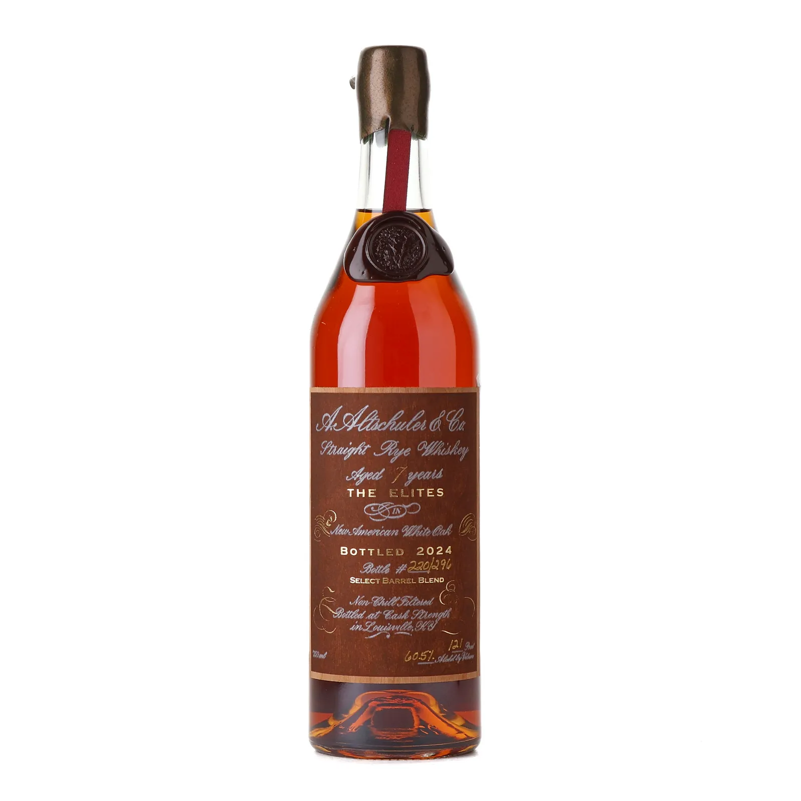 A. Altschuler & Co. The Elites 7 Year Old, New American White Oak Cask, The Woodwork Collective, 60.5% whisky bottle