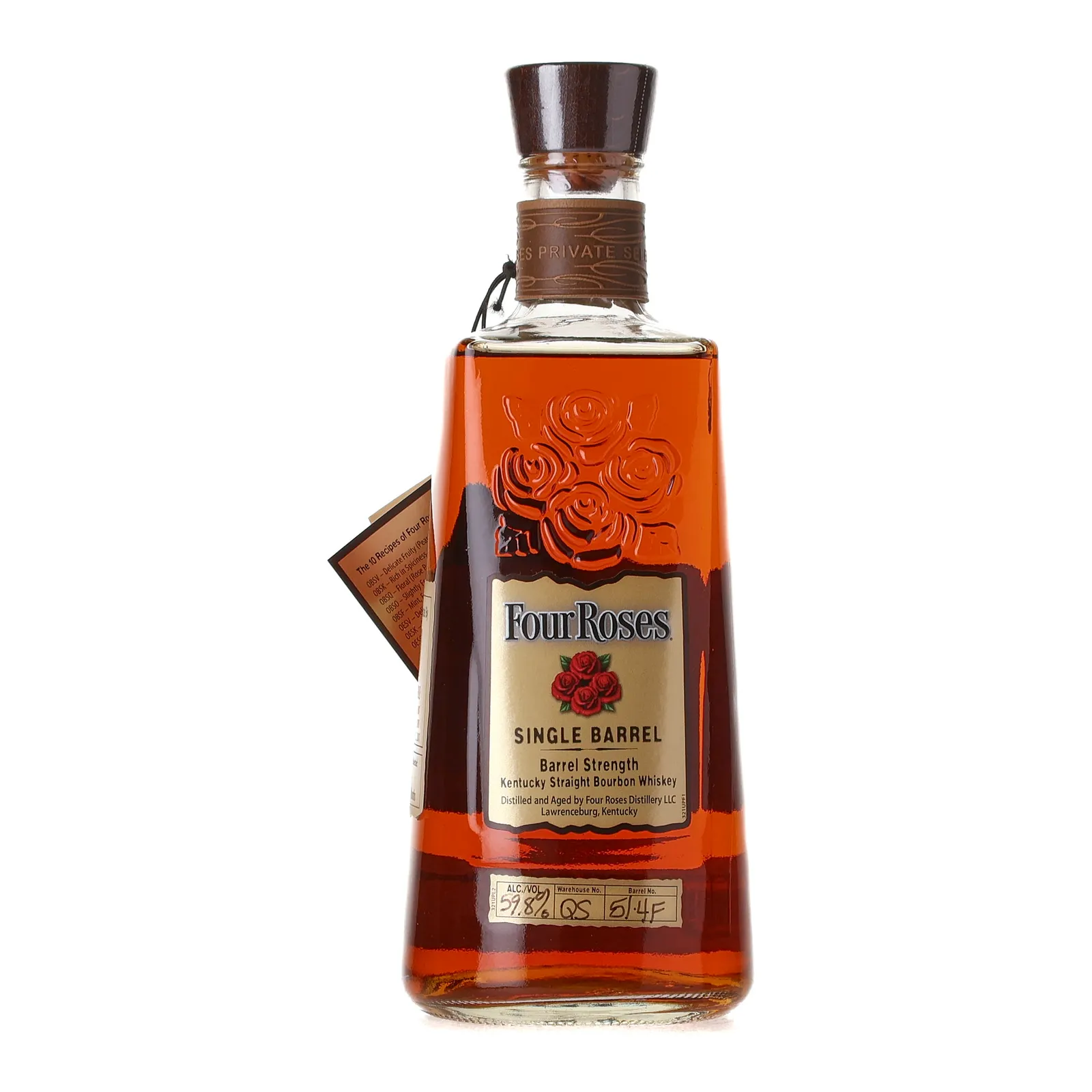 Four Roses Barrel Strength OESK 9 Year Old, Cask #51-4F, 59.8% whisky bottle