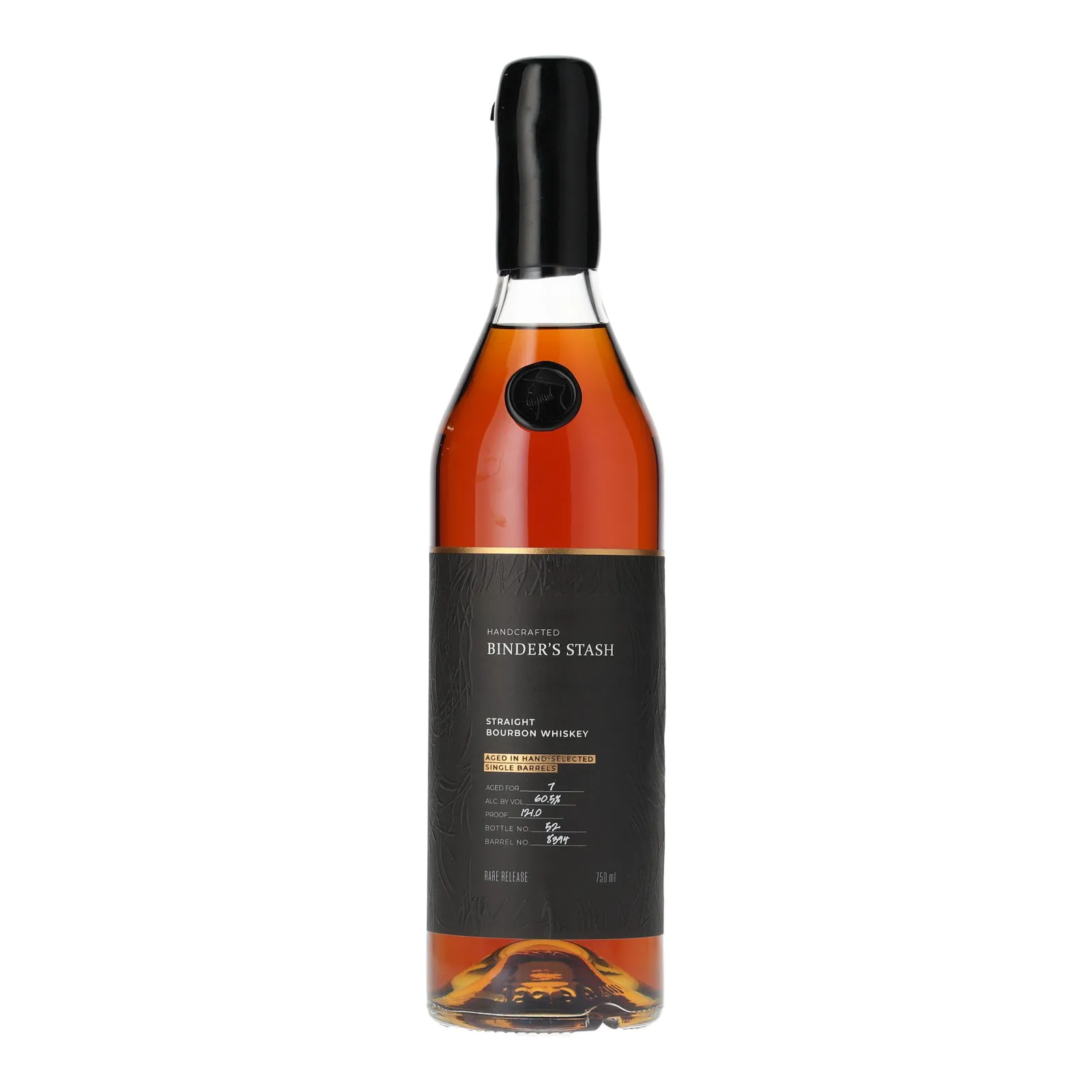 Binder's Stash 7 Year Old, Cask #8394, 2026, 60.5% whisky bottle
