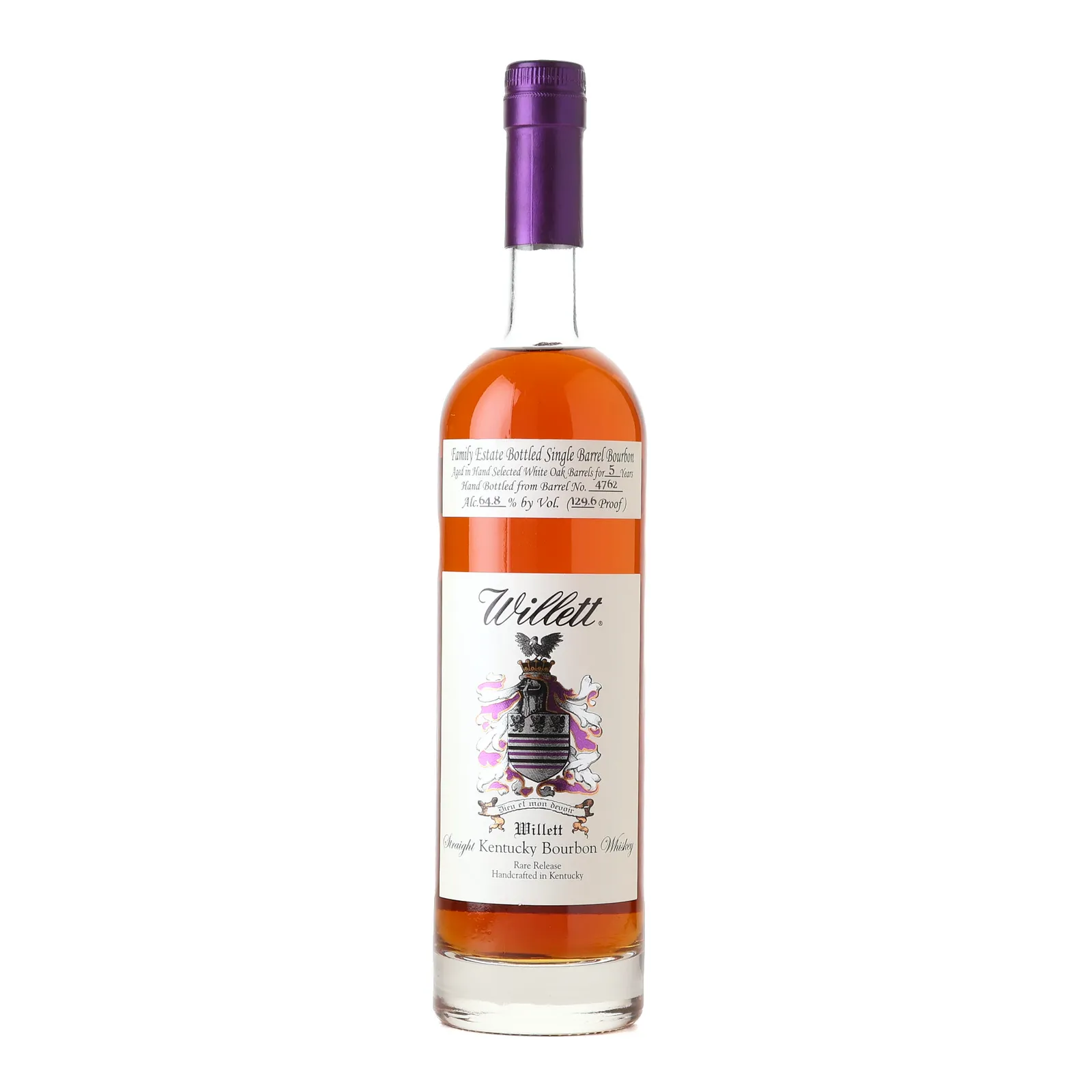Willett Family Estate 'Sloop Gene C' 5 Year Old, Cask #4762, 2019, 64.8% whisky bottle