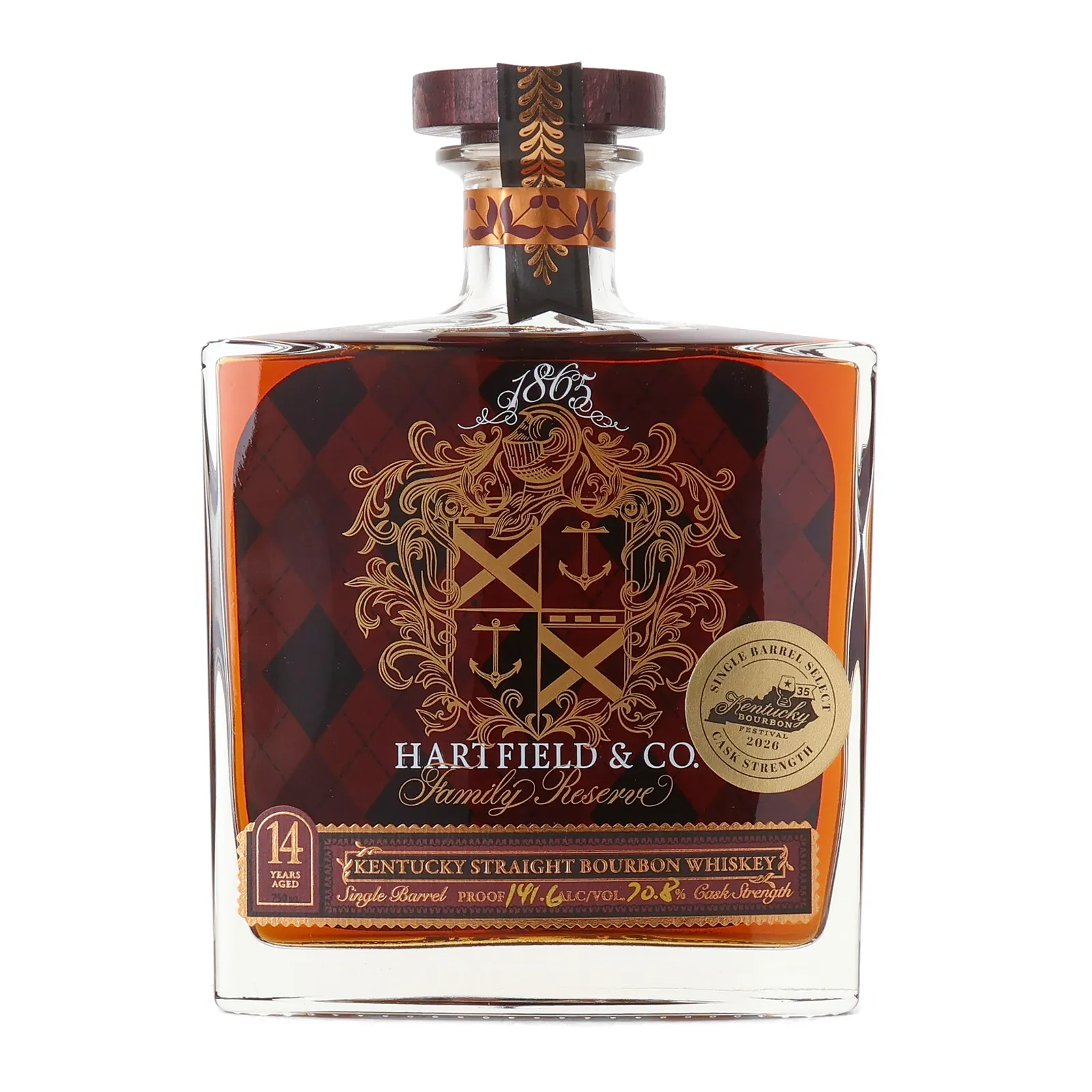 Hartfield & Co. Family Reserve 14 Year Old, 2026, 70.8% whisky bottle