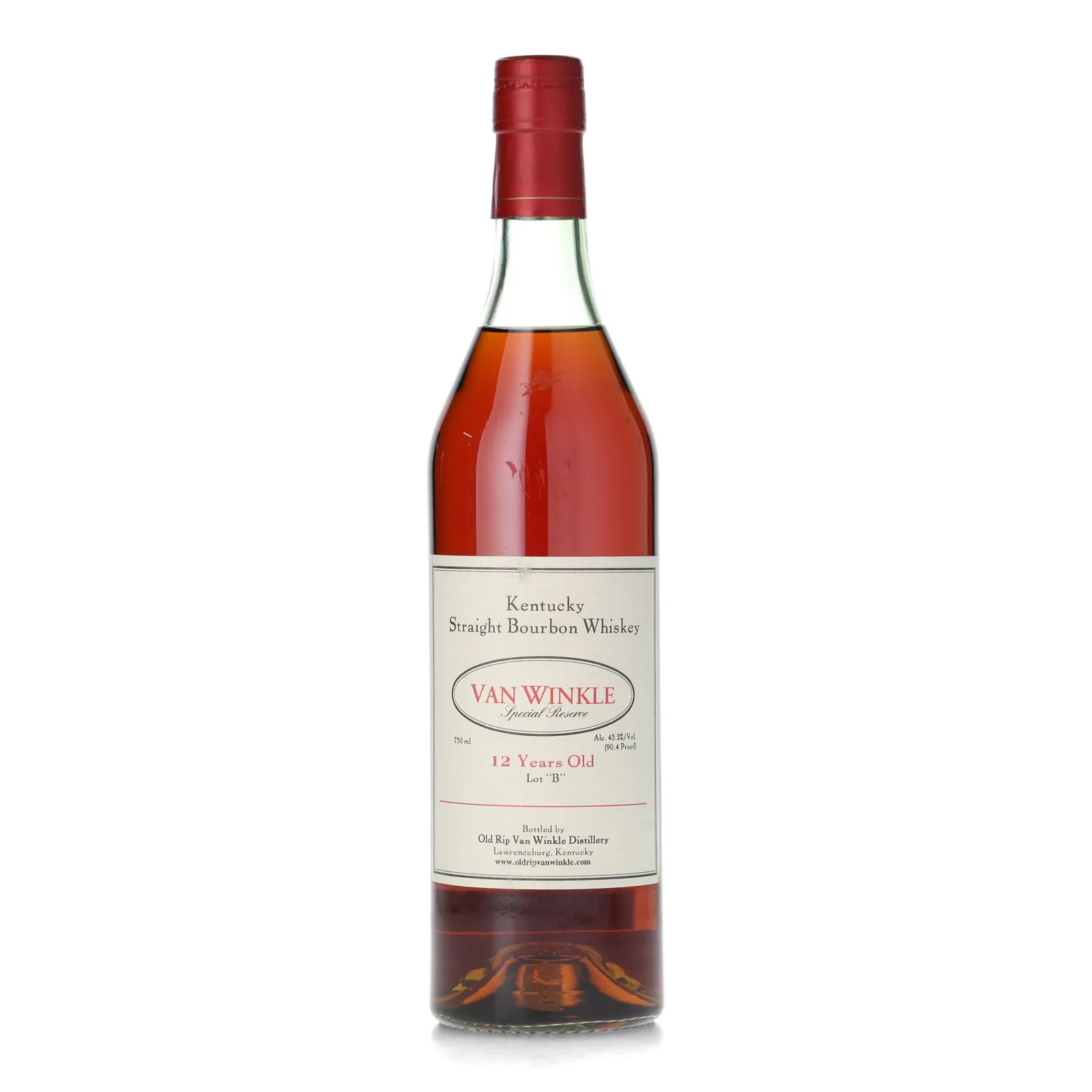 Van Winkle Special Reserve Lot B 12 Year Old, 45.2% whisky bottle