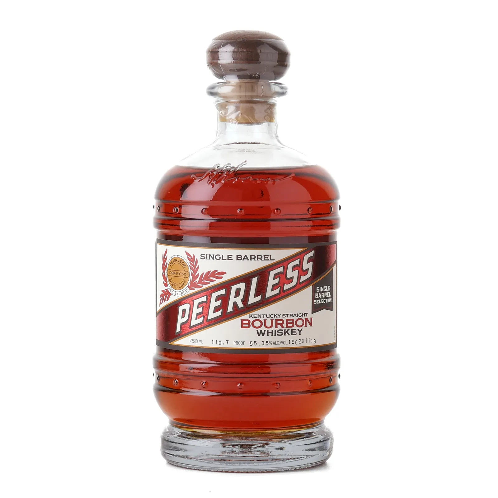 Peerless Gaspar's Liquor Shoppe Single Barrel Selection, Bourbon Cask, Cask #B180201118, 55.35% whisky bottle