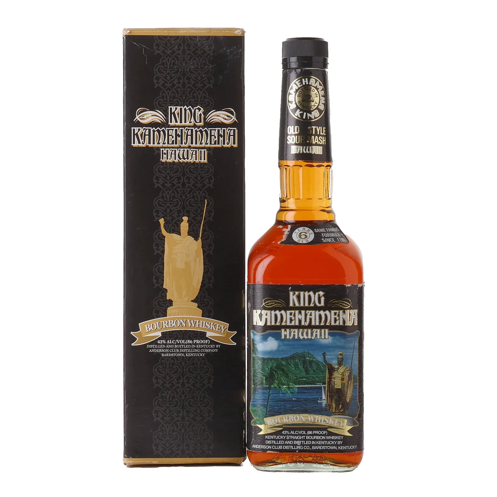 King Kamehameha Hawaii 6 Year Old, Oak Cask, 2005, 43% whisky bottle