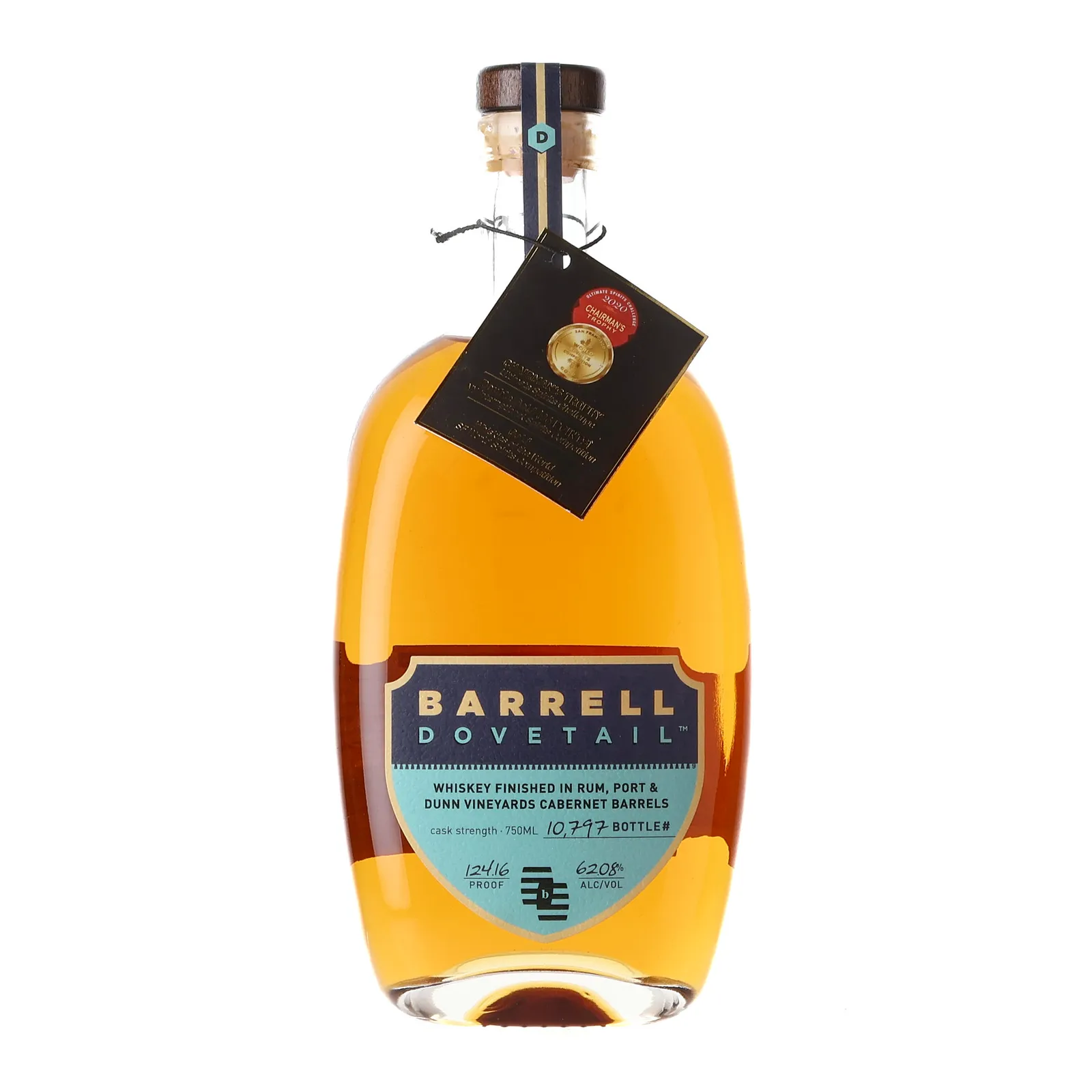 Barrell Craft Spirits Dovetail, Rum, Cabernet & Port Cask, 62.1% whisky bottle