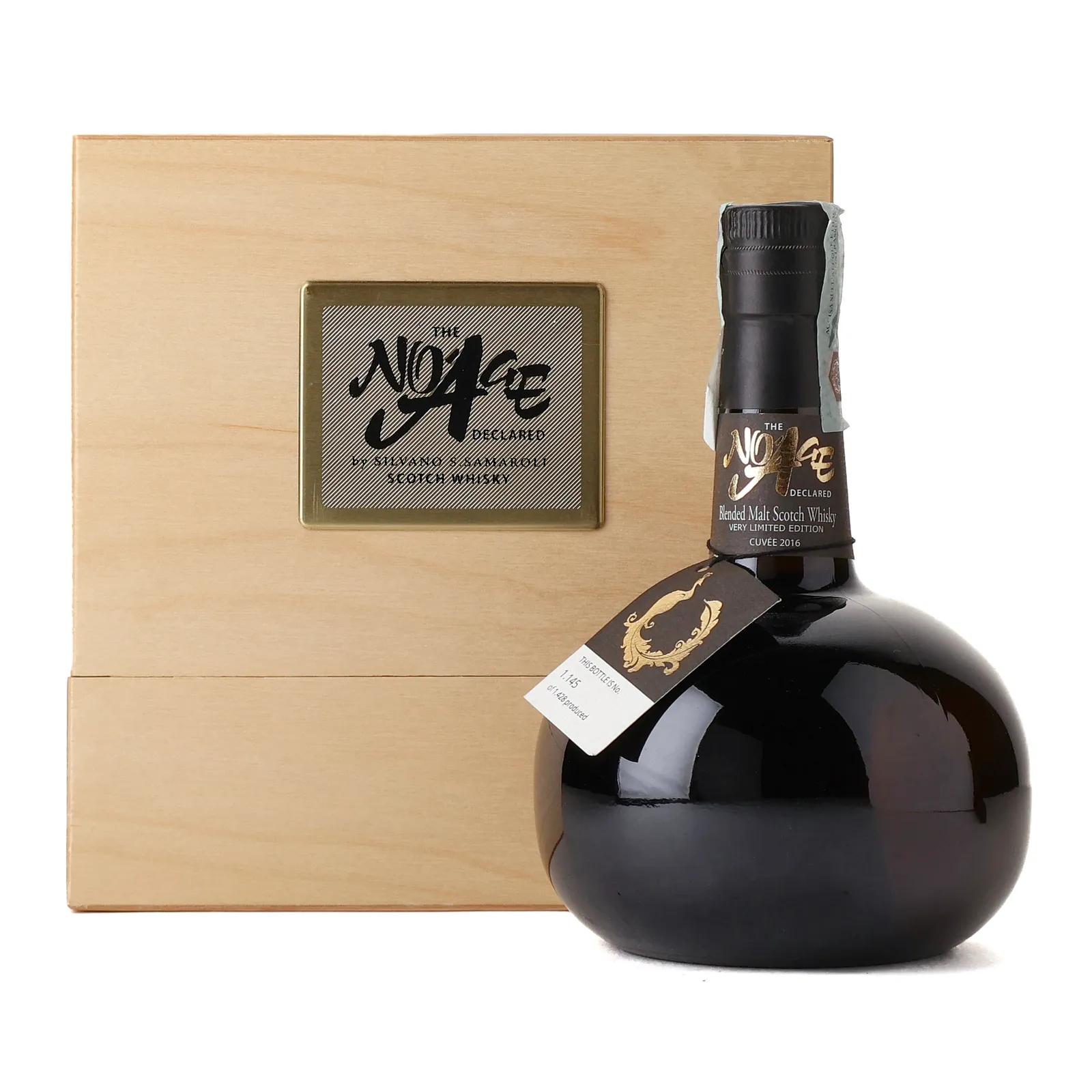 No Age Declared Blended Malt Cuvée, Sherry Cask, Cuvée 2016, Masam, 45% whisky bottle