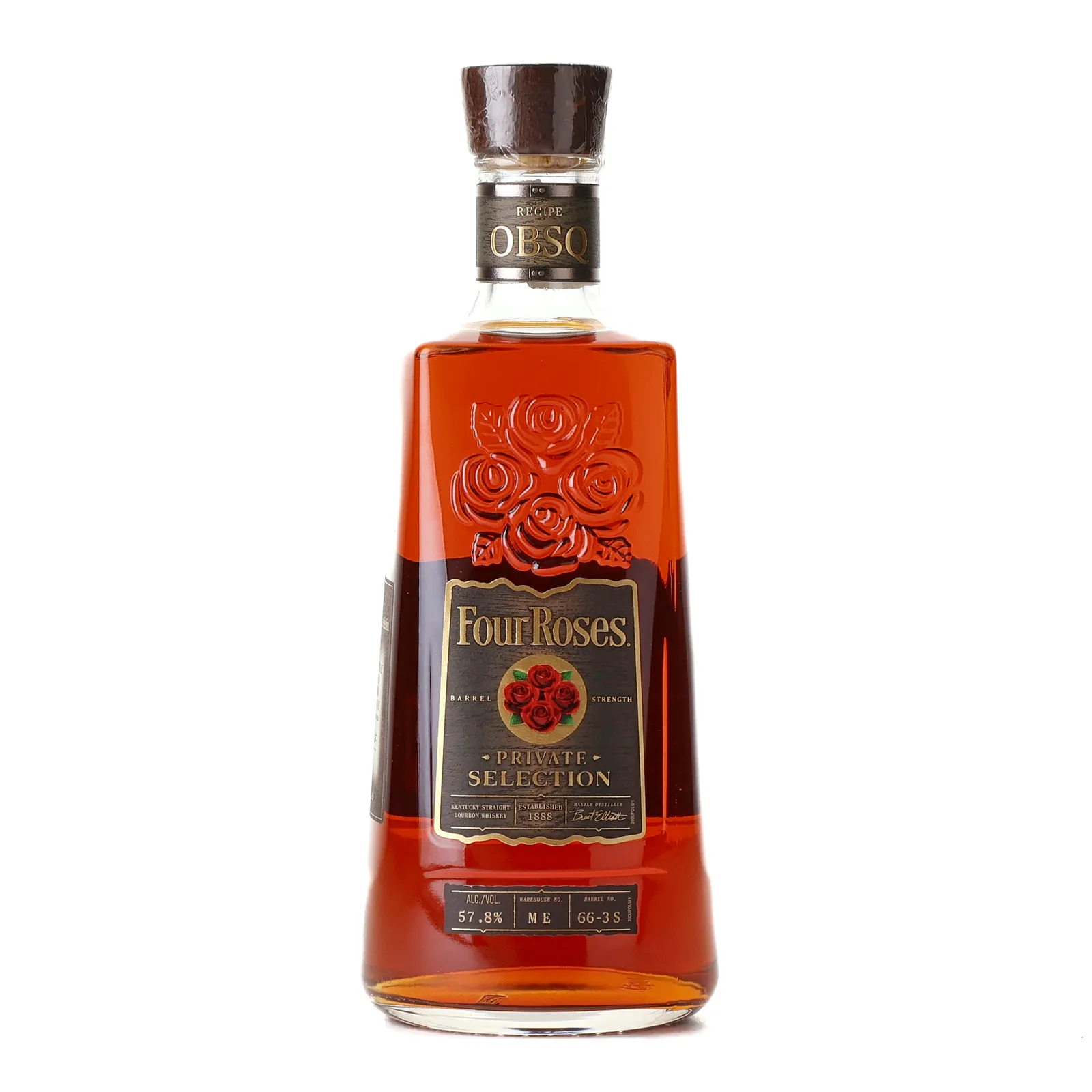 Four Roses Private Selection OBSQ Mother's Day 14 Year Old, Cask #ME 66-3S, 2026, 57.8% whisky bottle