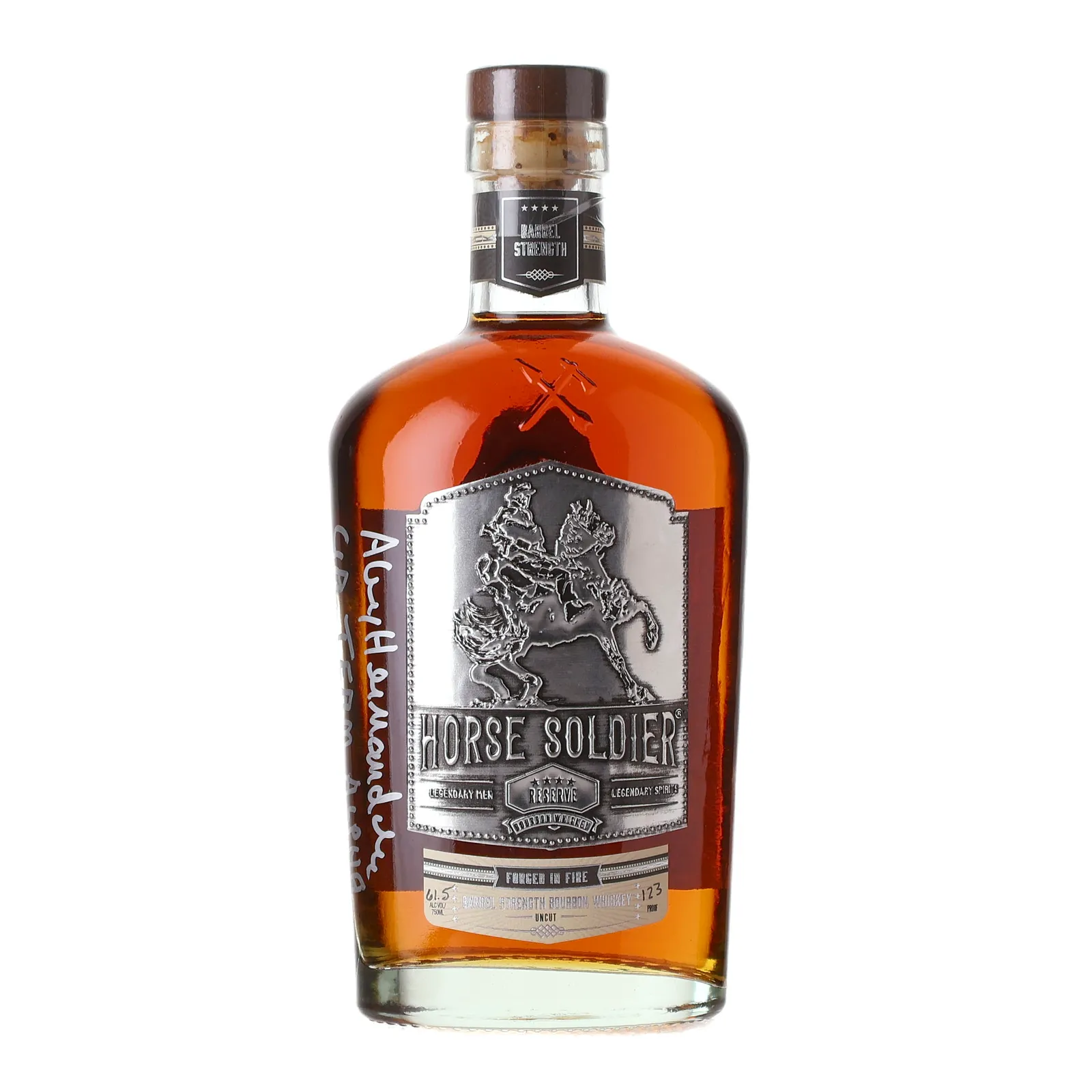 Horse Soldier Reserve Barrel Strength Bourbon, New American Oak Cask, 61.5% whisky bottle