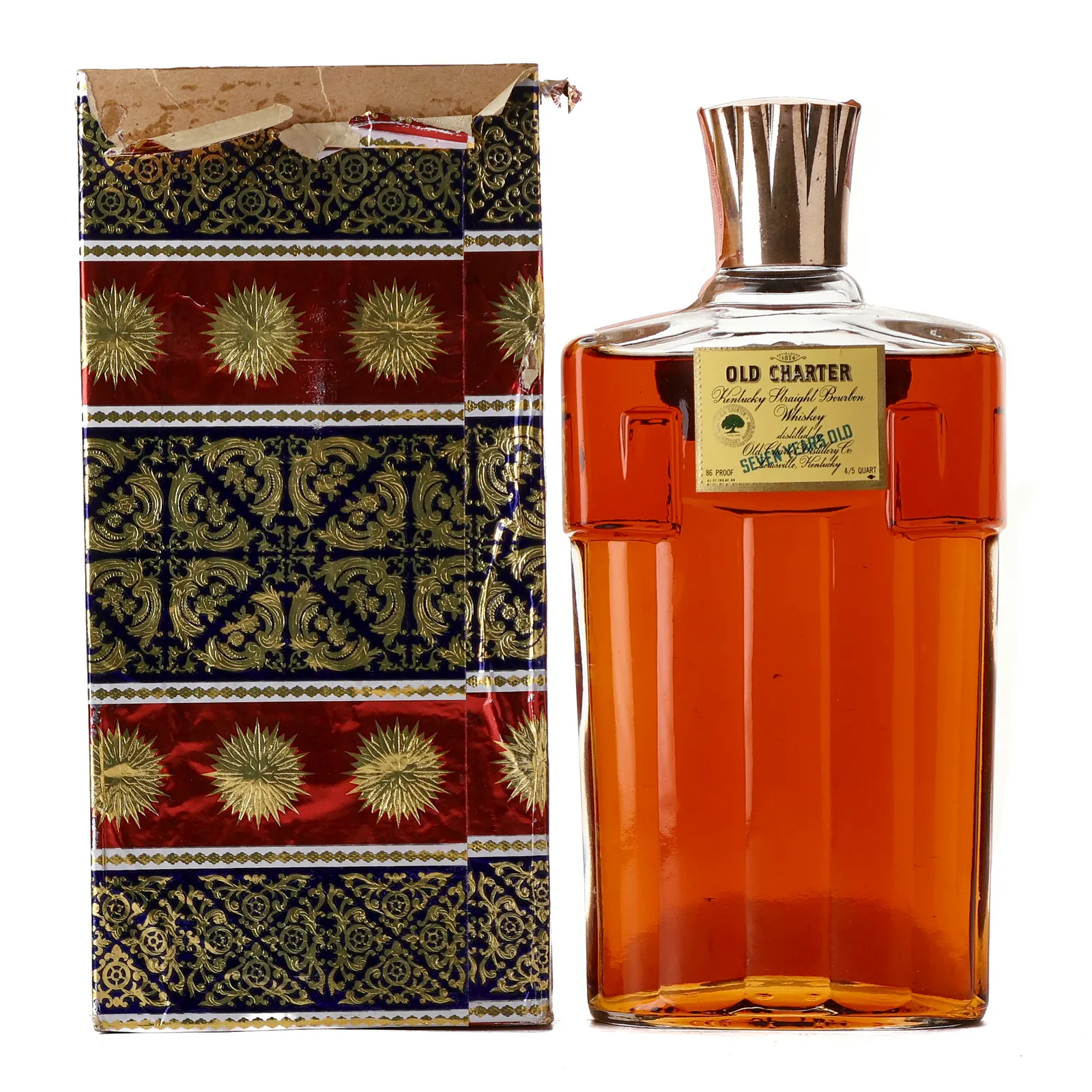 Old Charter 7 Year Old, 43%, 75.7cl whisky bottle