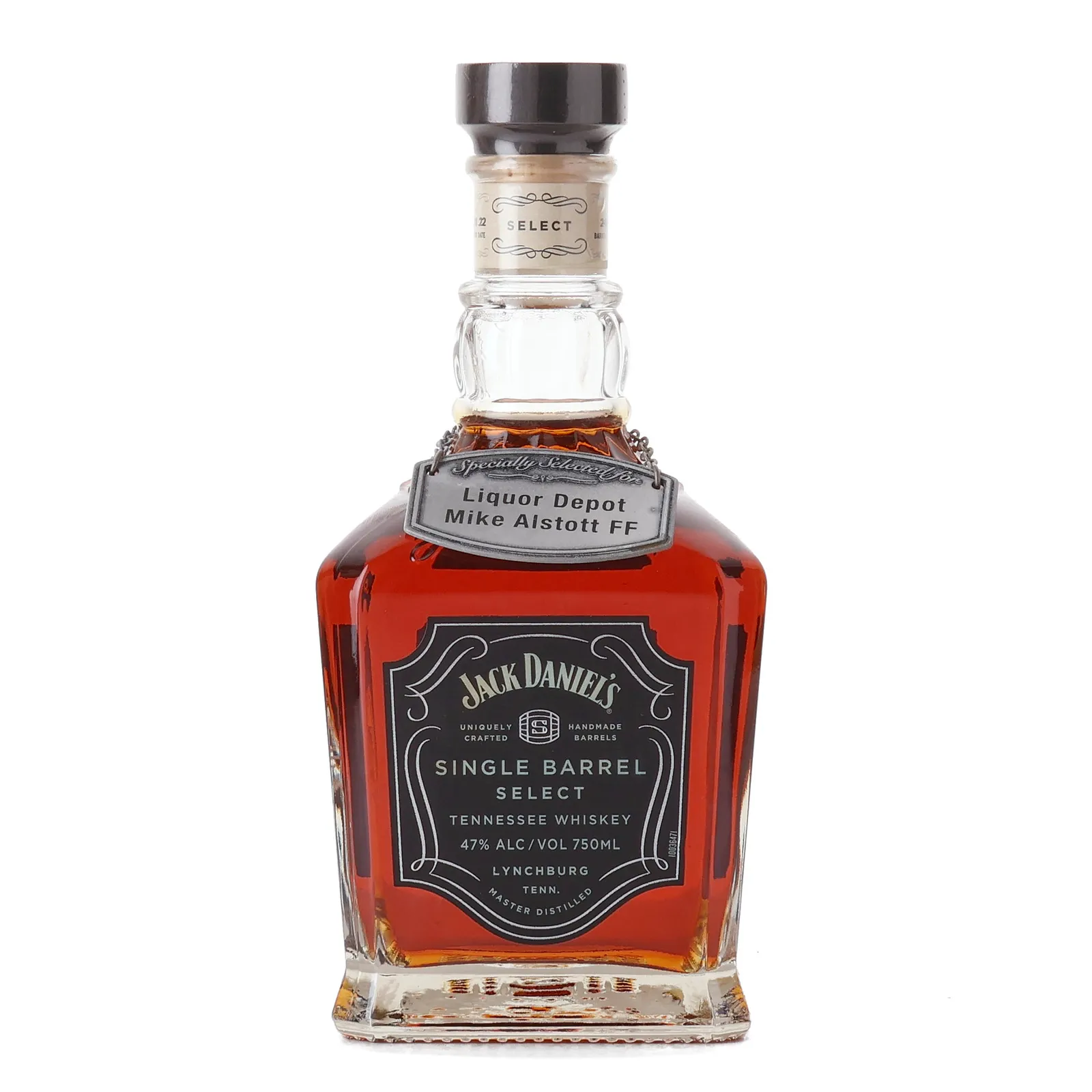 Jack Daniel's Single Barrel Select 'Liquor Depot Mike Alstott FF', Cask #22-06075, 2022, 47% whisky bottle