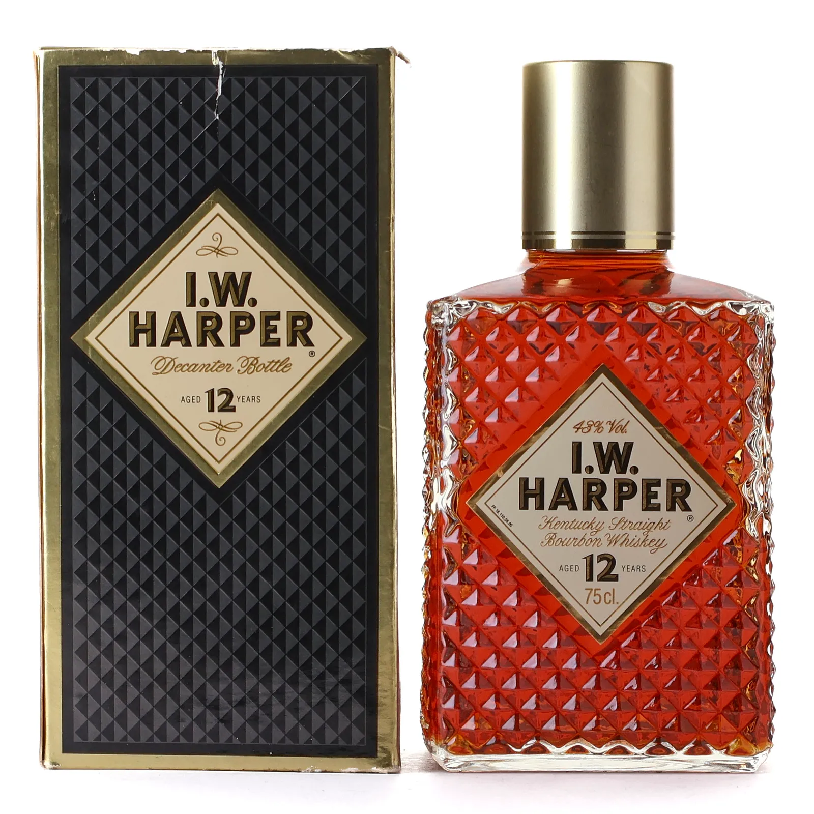 I.W. Harper 12 Year Old, 48% whisky bottle