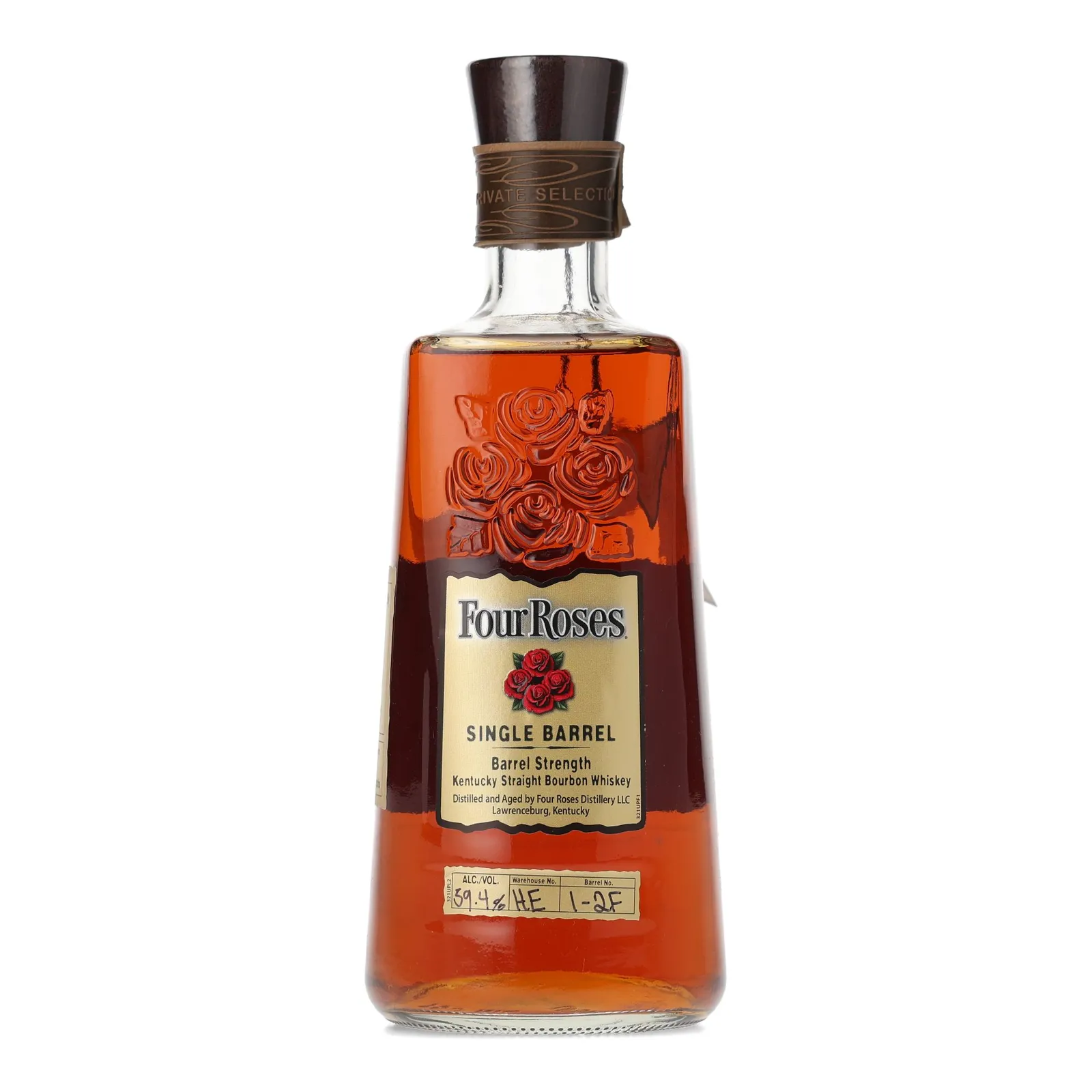 Four Roses Barrel Strength OESK 9 Year Old, New Charred Oak Cask, Cask #1-2F, 59.4% whisky bottle