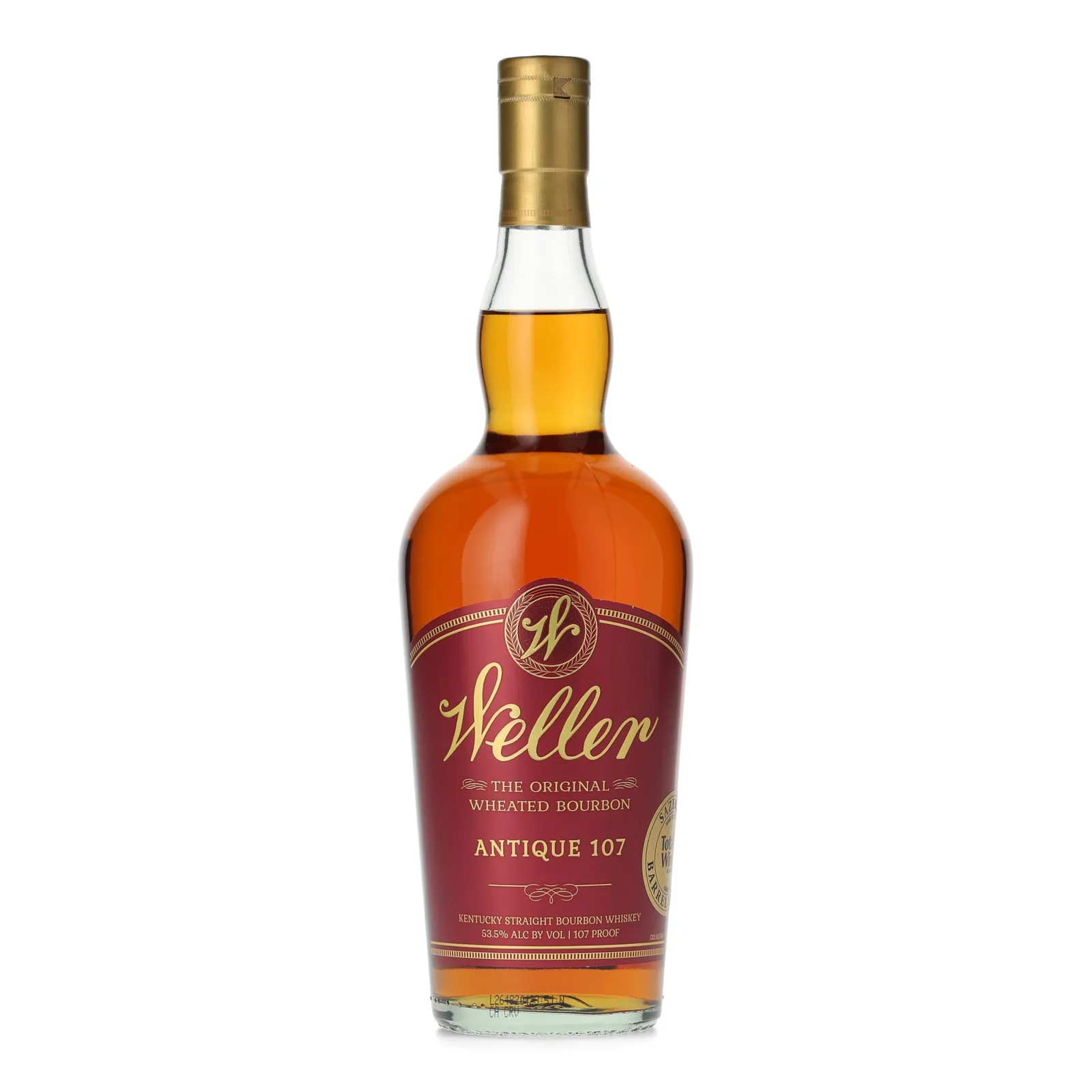 Weller Antique 107 'Total Wine' Private Barrel Selection, Bourbon Cask, 2026, 53.5% whisky bottle