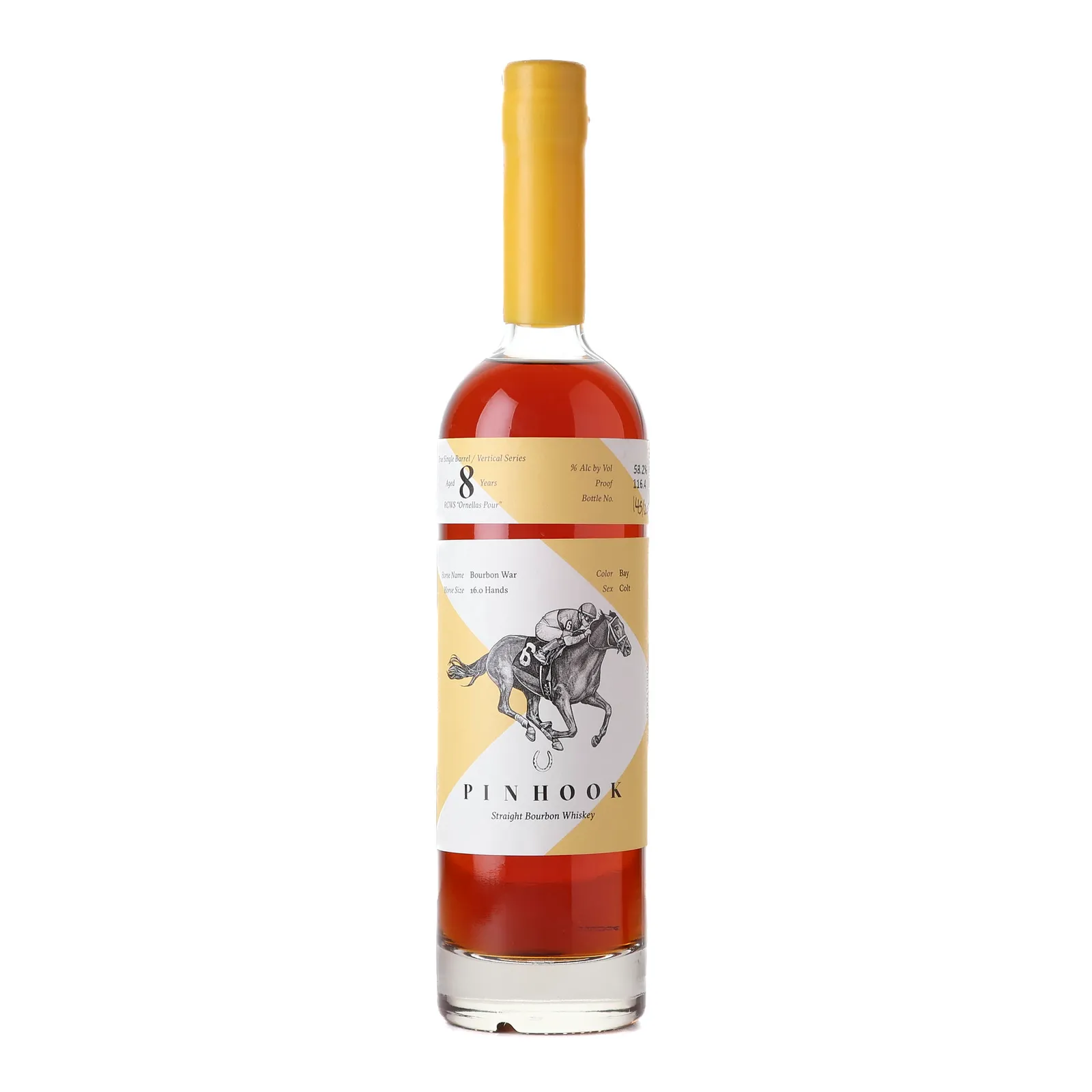 Pinhook Vertical Series: Bourbon War RCWS 'Ornellas Pour' 8 Year Old, 2023, 58.2% whisky bottle