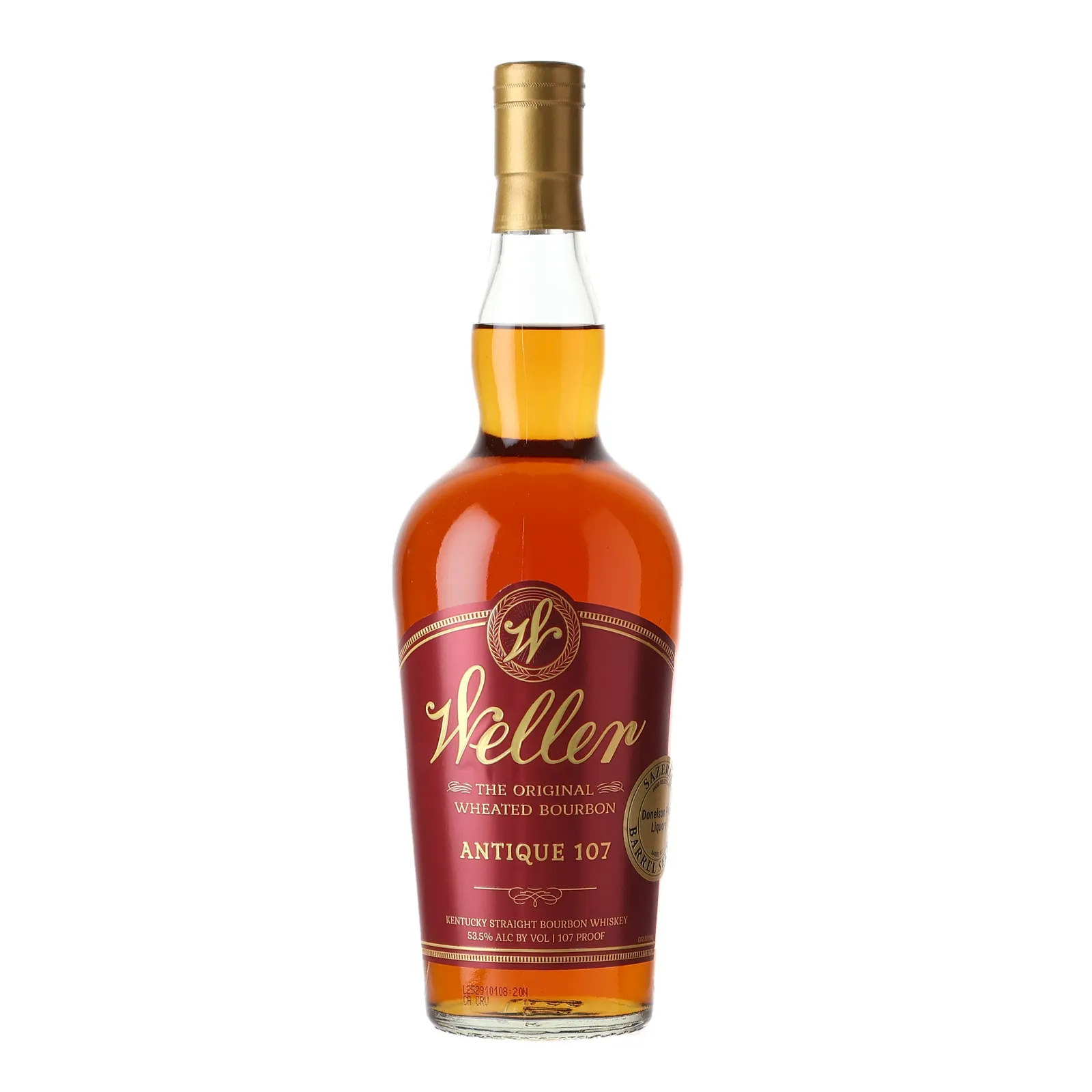 Weller Antique 107 Donelson Pike Liquors Single Barrel, Cask #123, 2025, 53.5% whisky bottle