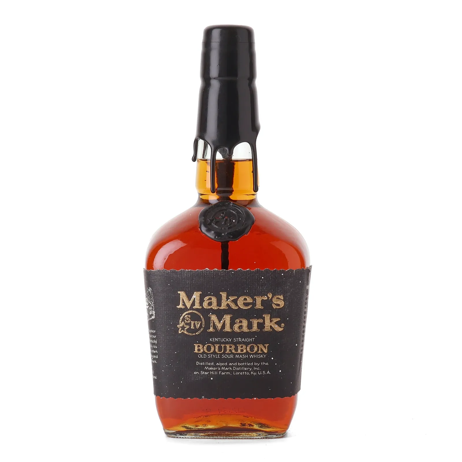 Maker's Mark Black Wax Bourbon, Japan Export, 47.5% whisky bottle