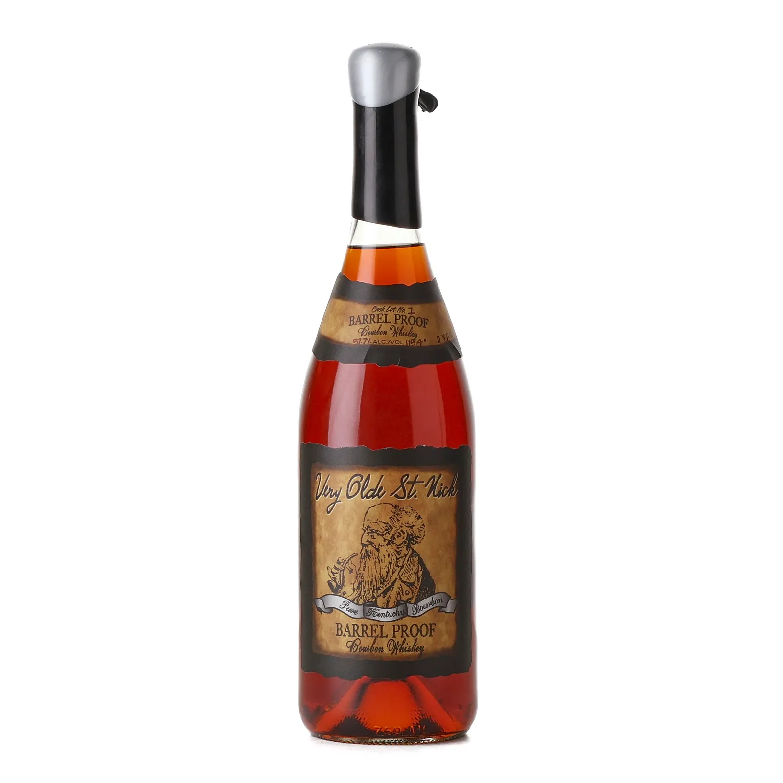 Very Olde St. Nick Barrel Proof 11 Year Old, Oak Cask, Cask Lot No. 1, 57.7% whisky bottle