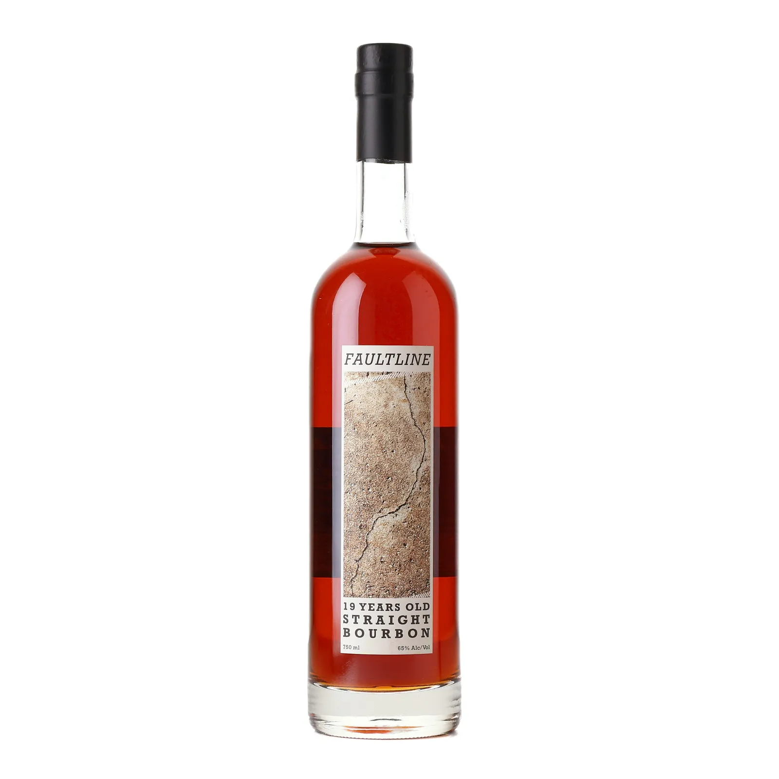 Faultline Straight Bourbon 19 Year Old, Cask #1, 2006, K&L Liquors, 65% whisky bottle